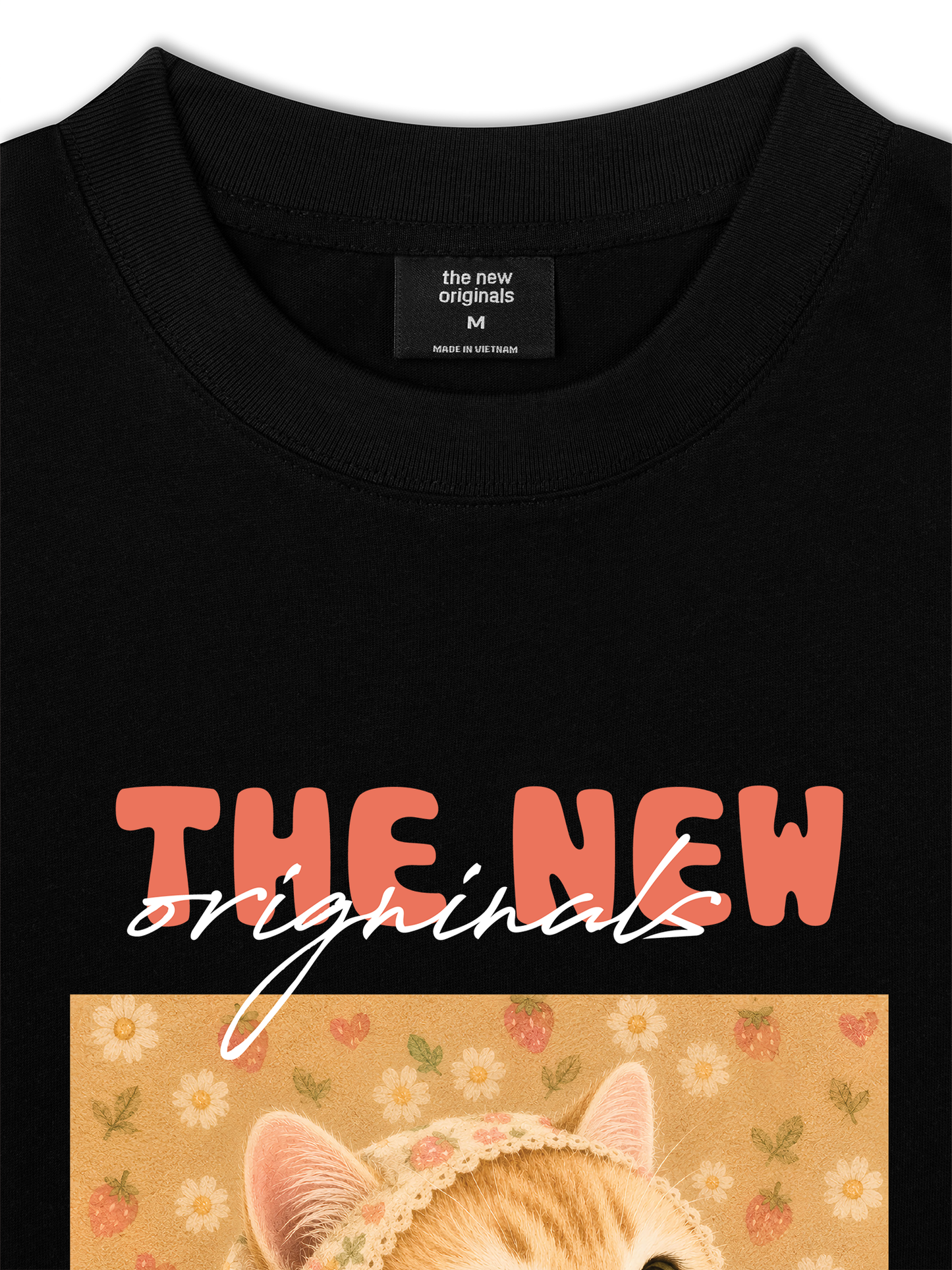 Áo Thun Relaxed Fit Honey Bubble Meow