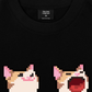 Áo Thun Relaxed Fit Pixel Universe Pop Cat