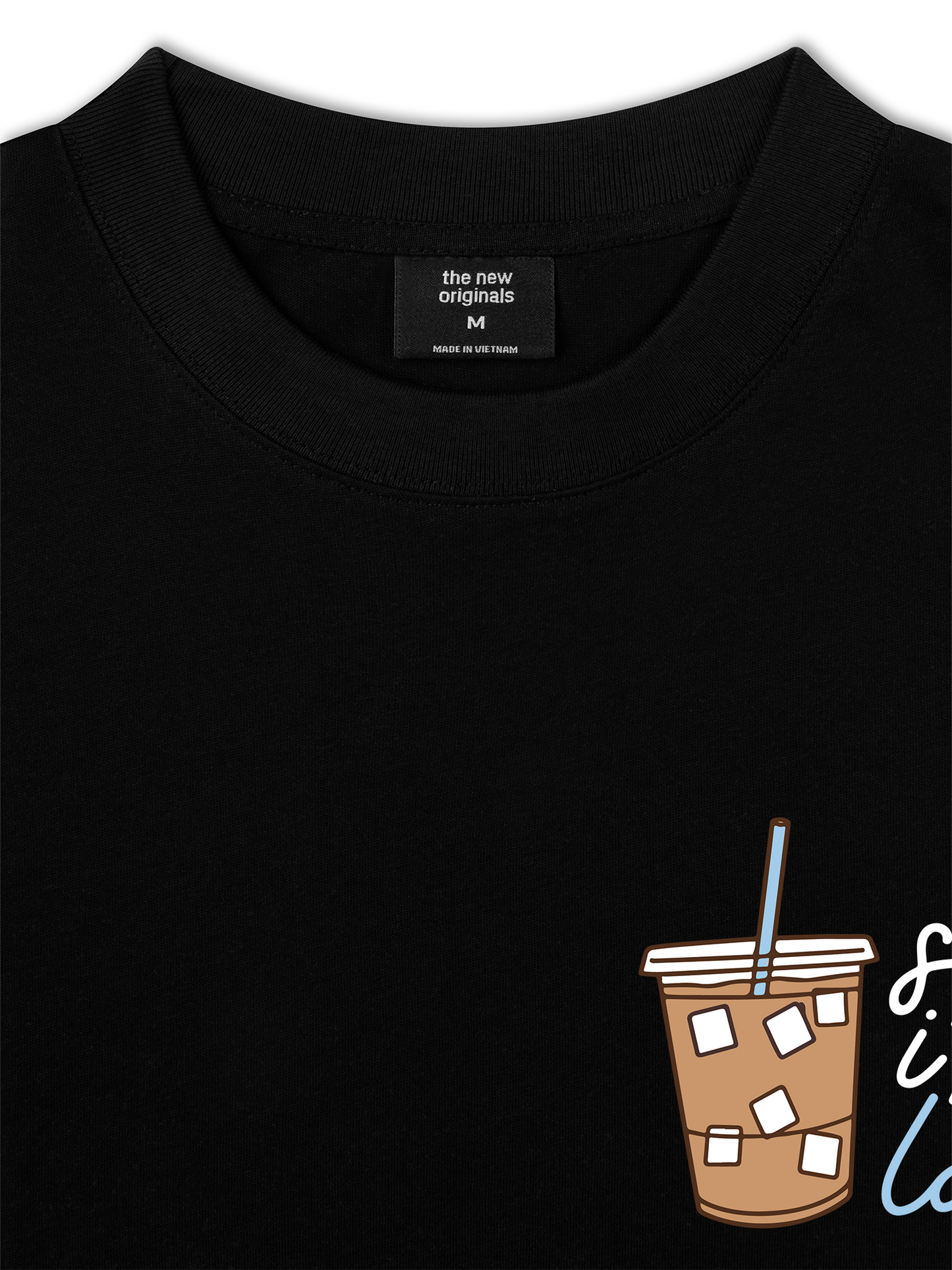 Áo Thun Relaxed Fit Sorry I'm Latte