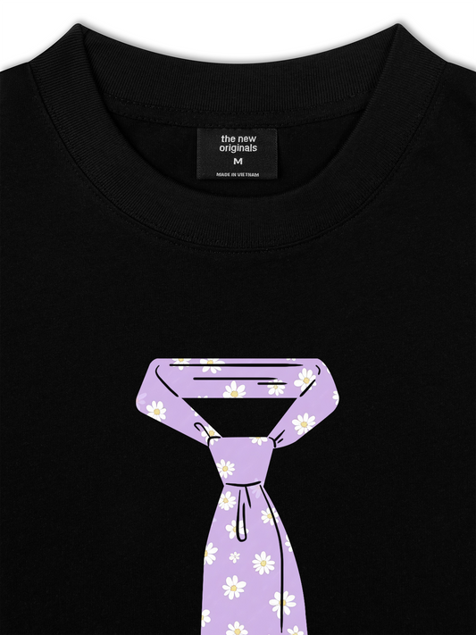 Áo Thun Relaxed Fit Daily Cuties Purple Tie