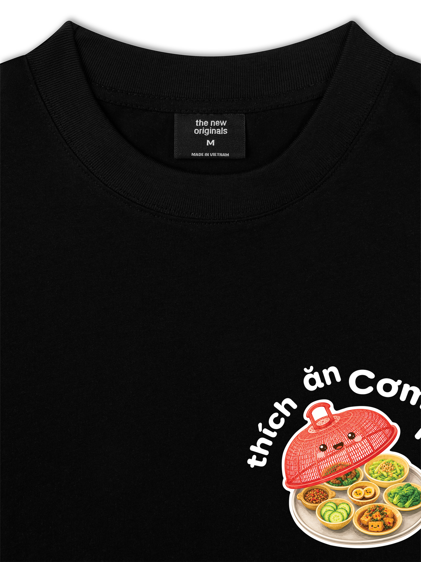 Áo Thun Relaxed Fit Thích Ăn Cơm Nhà