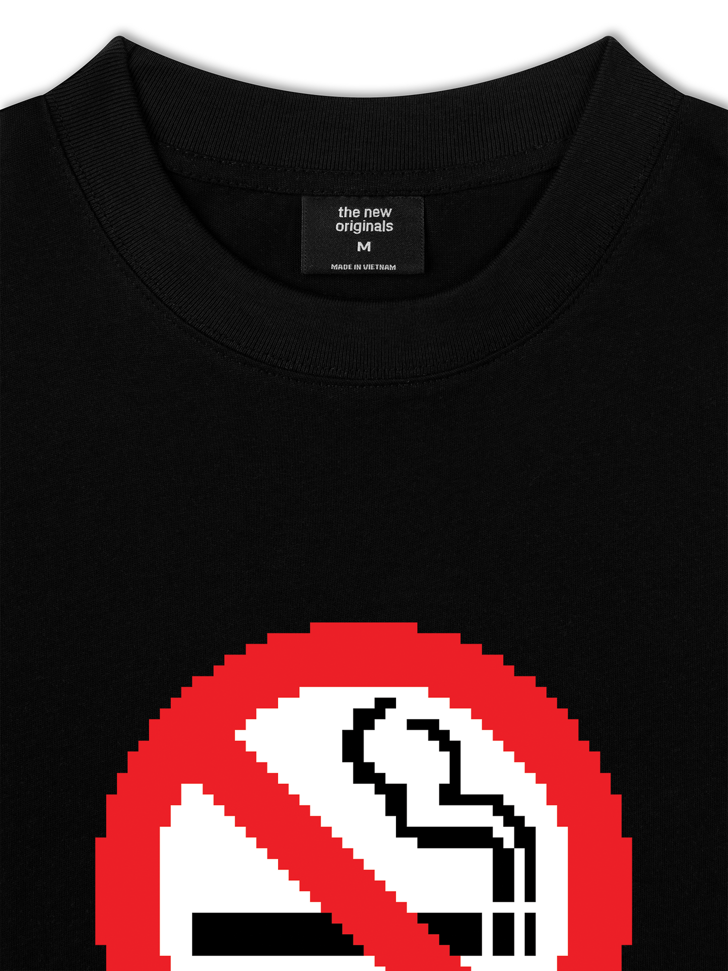 Áo Thun Relaxed Fit Pixel Universe No Smoking