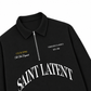 Áo Sweater Polo Nỉ Hai Da  Saint Latent Old Money