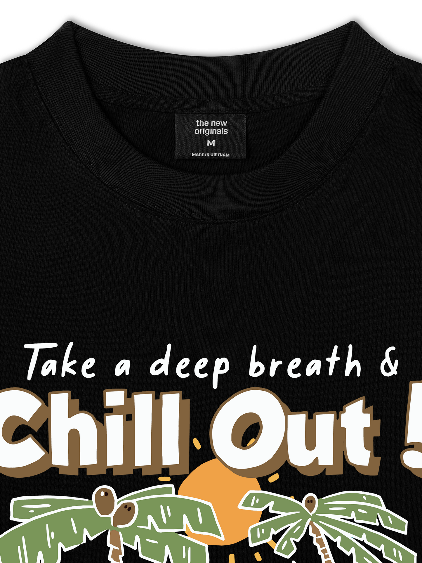 Áo Thun Relaxed Fit Summer Vibes Chill Out