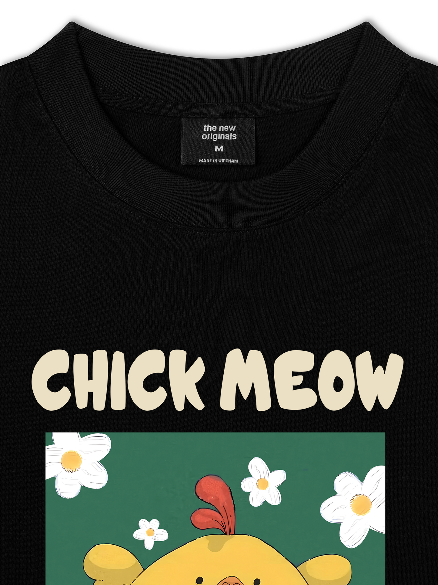 Áo Thun Relaxed Fit Chick Meow
