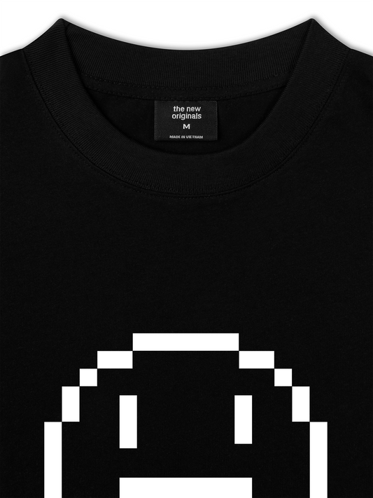 Áo Thun Relaxed Fit Pixel Universe Happy Mood