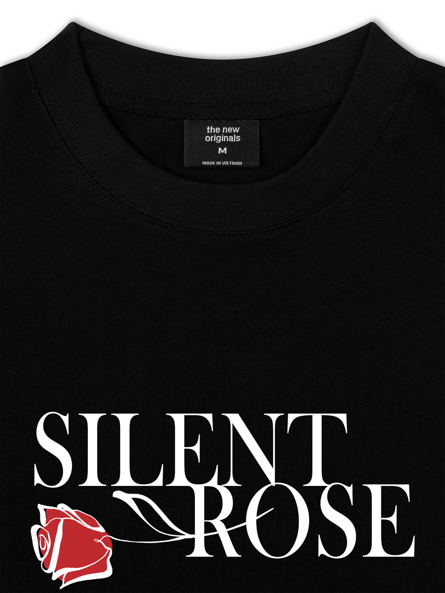 Áo Thun Relaxed Fit Old Money Silent Rose