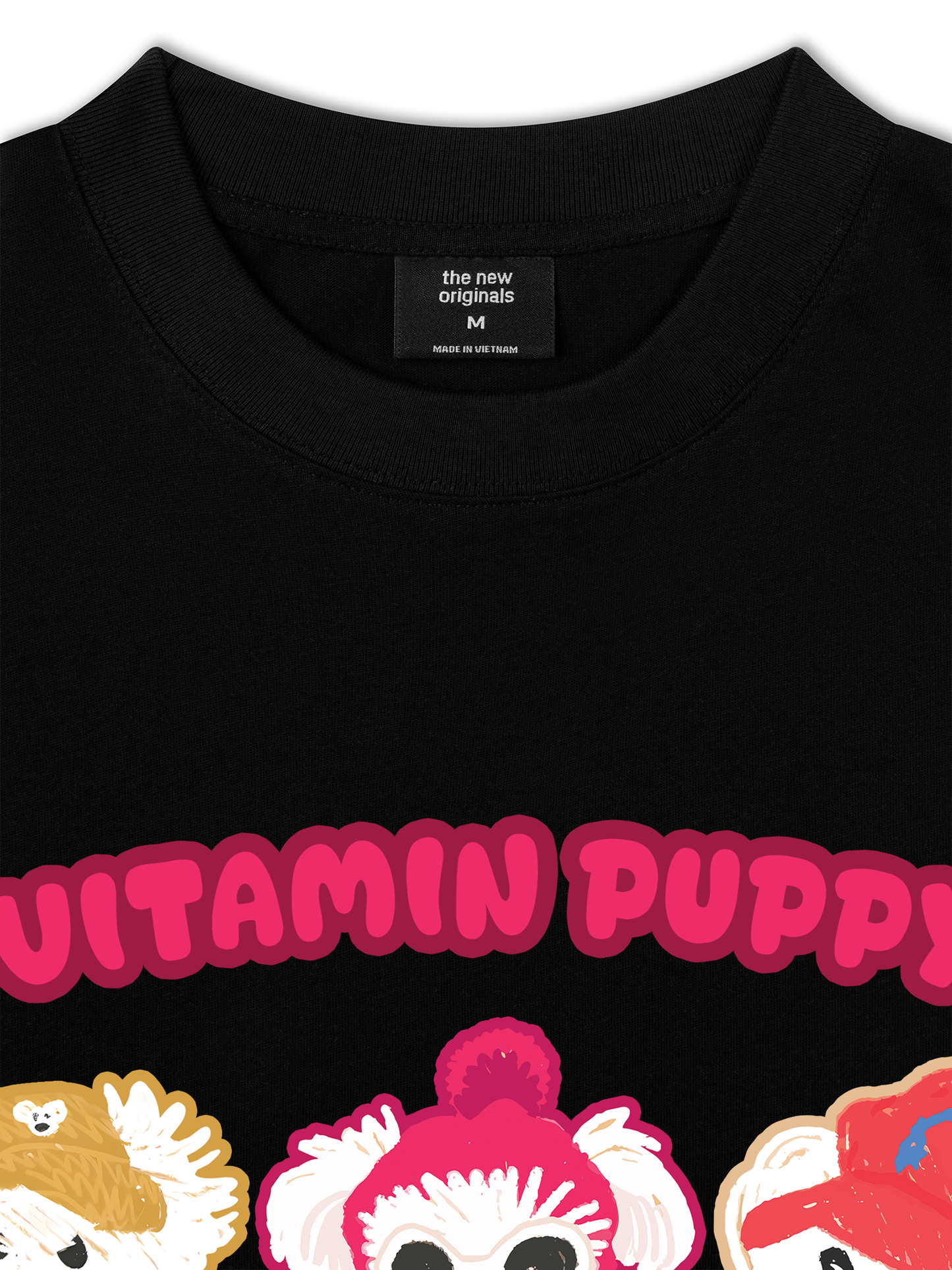 Áo Thun Relaxed Fit Animal Mood Viatmin Puppy