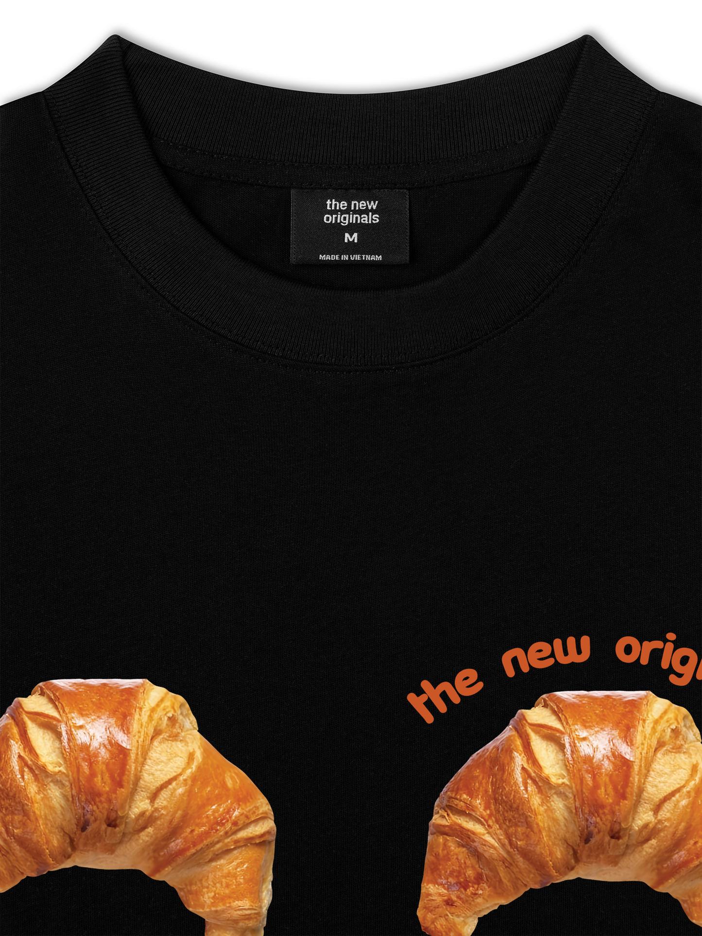 Áo Thun Relaxed Fit Croissant Quote