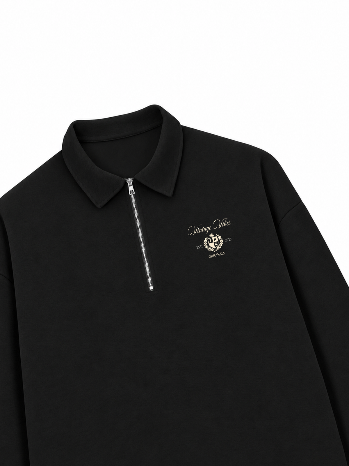 Áo Sweater Polo Nỉ Hai Da VINTAGE VIBES