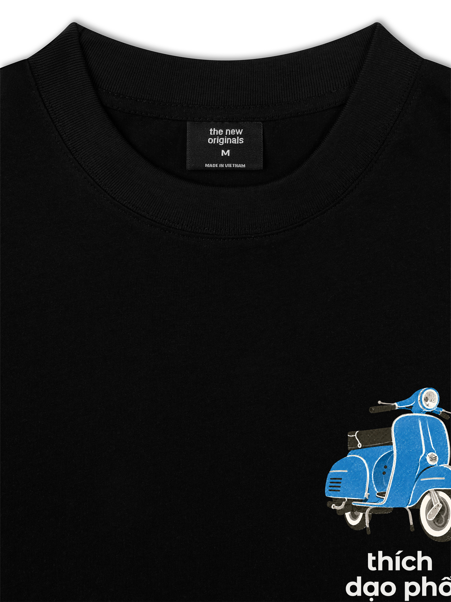 Áo Thun Relaxed Fit Thích Dạo Phố Blue