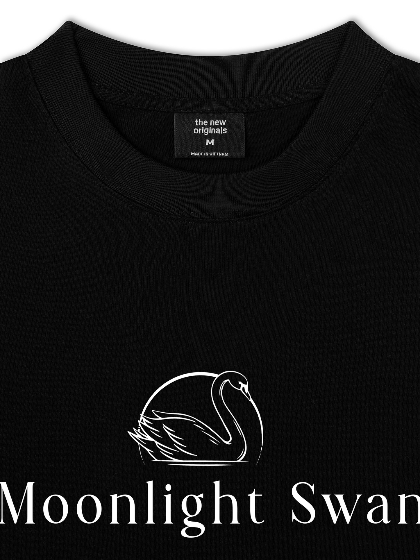 Áo Thun Relaxed Fit Old Money Moonlight Swan