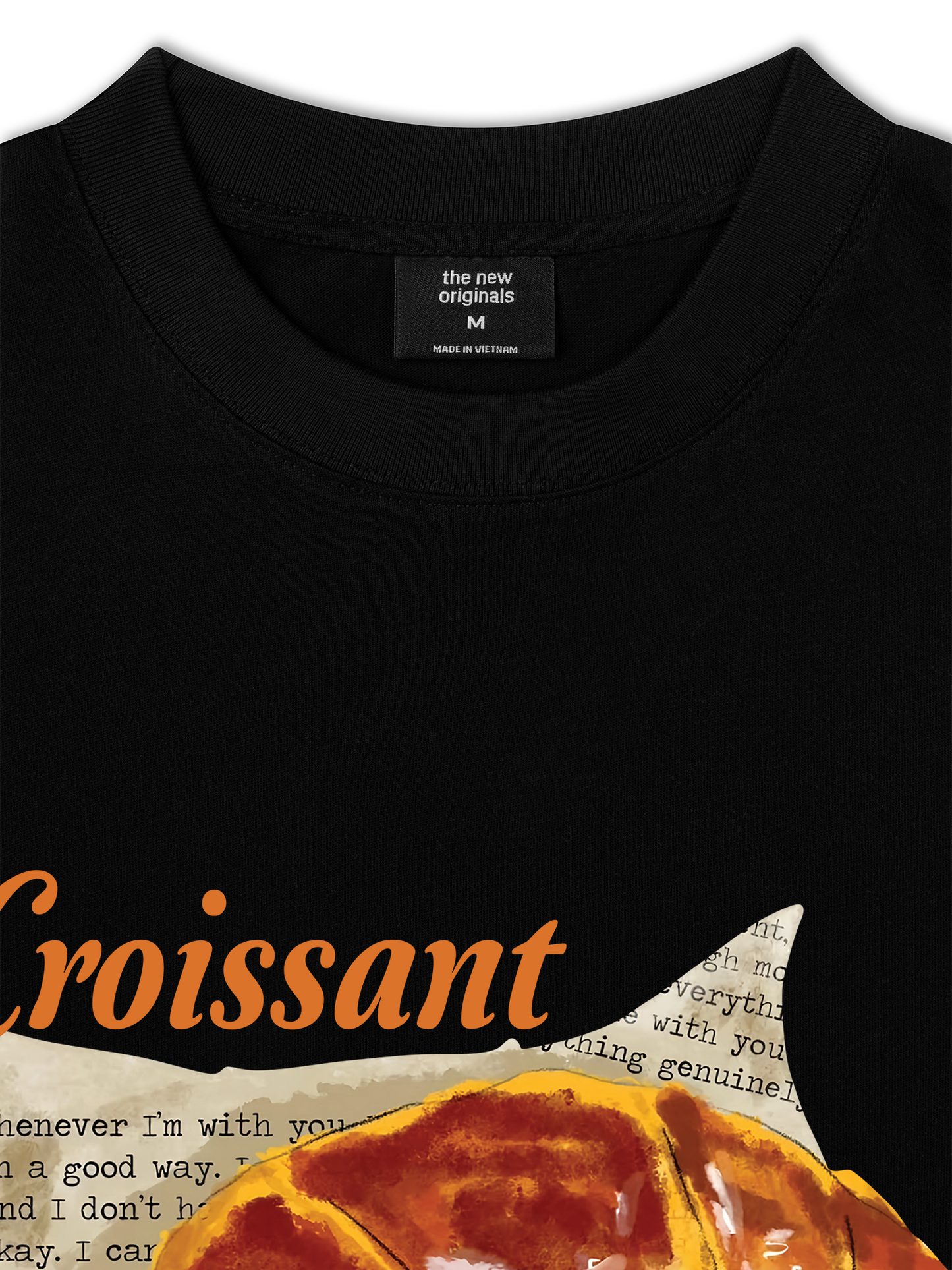 Áo Thun Relaxed Fit Croissant