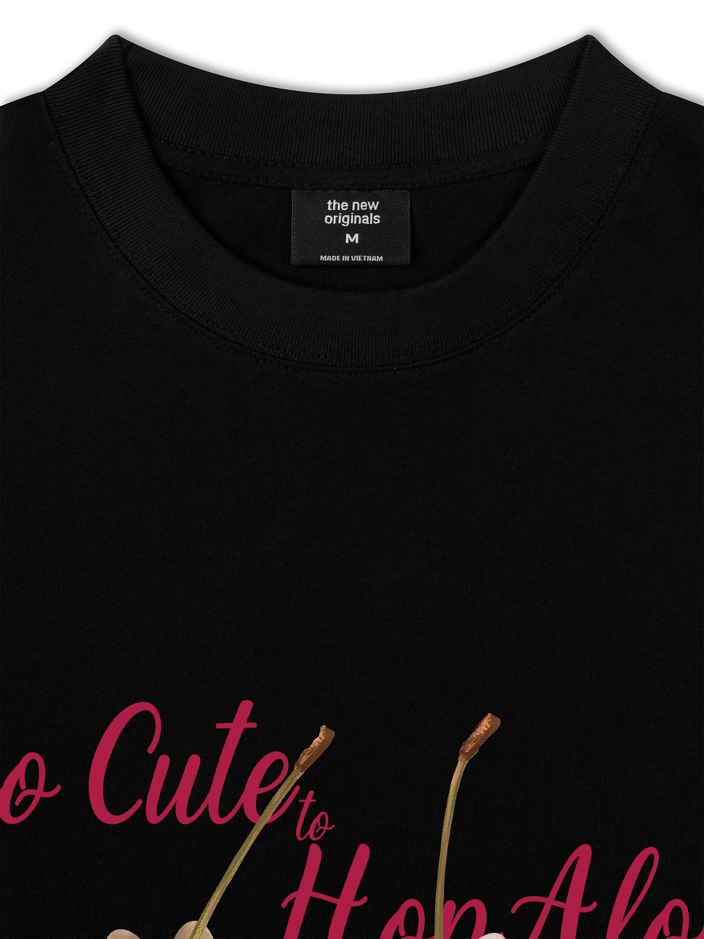 Áo Thun Relaxed Fit Animal Mood Too Cute to Hop Alone