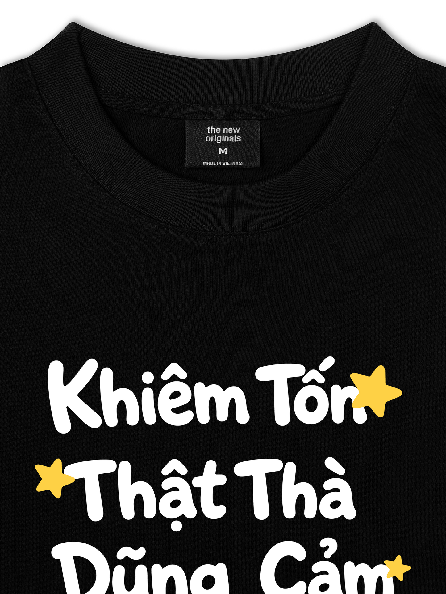 Áo Thun Relaxed Fit Khiêm Tốn, Thật Thà, Dũng Cảm