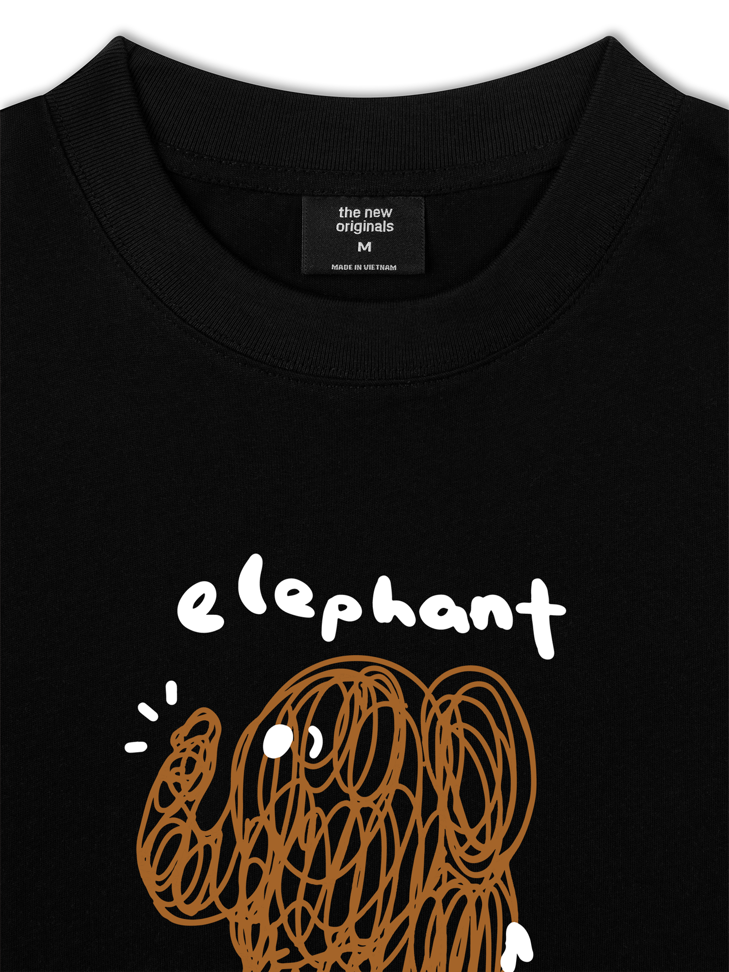 Áo Thun Relaxed Fit Cute Elephant