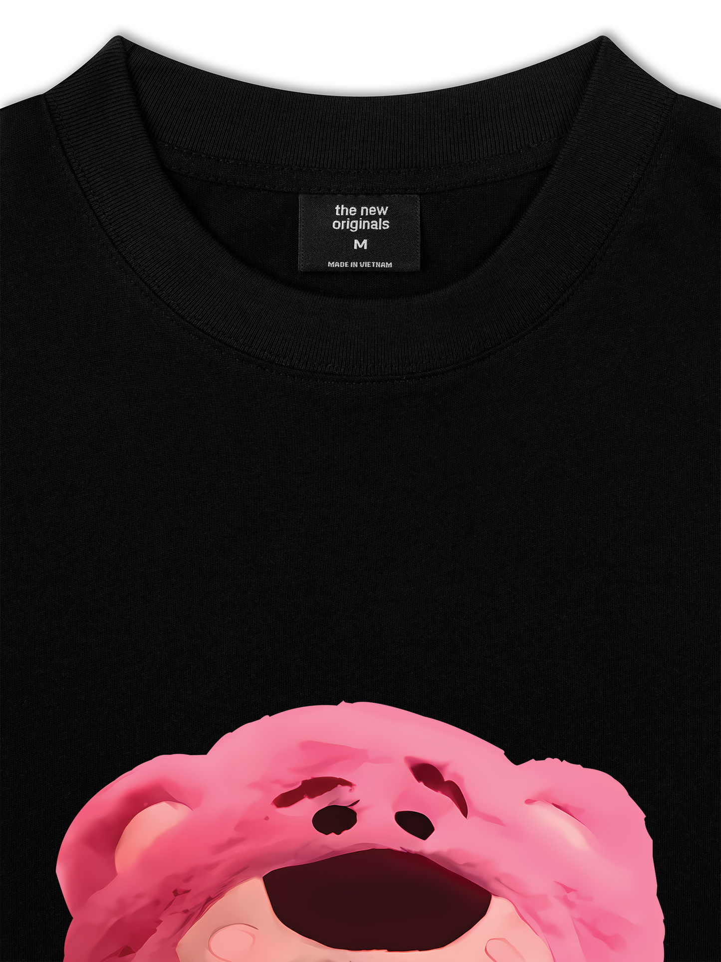 Áo Thun Relaxed Fit Animal Mood Pink Meow