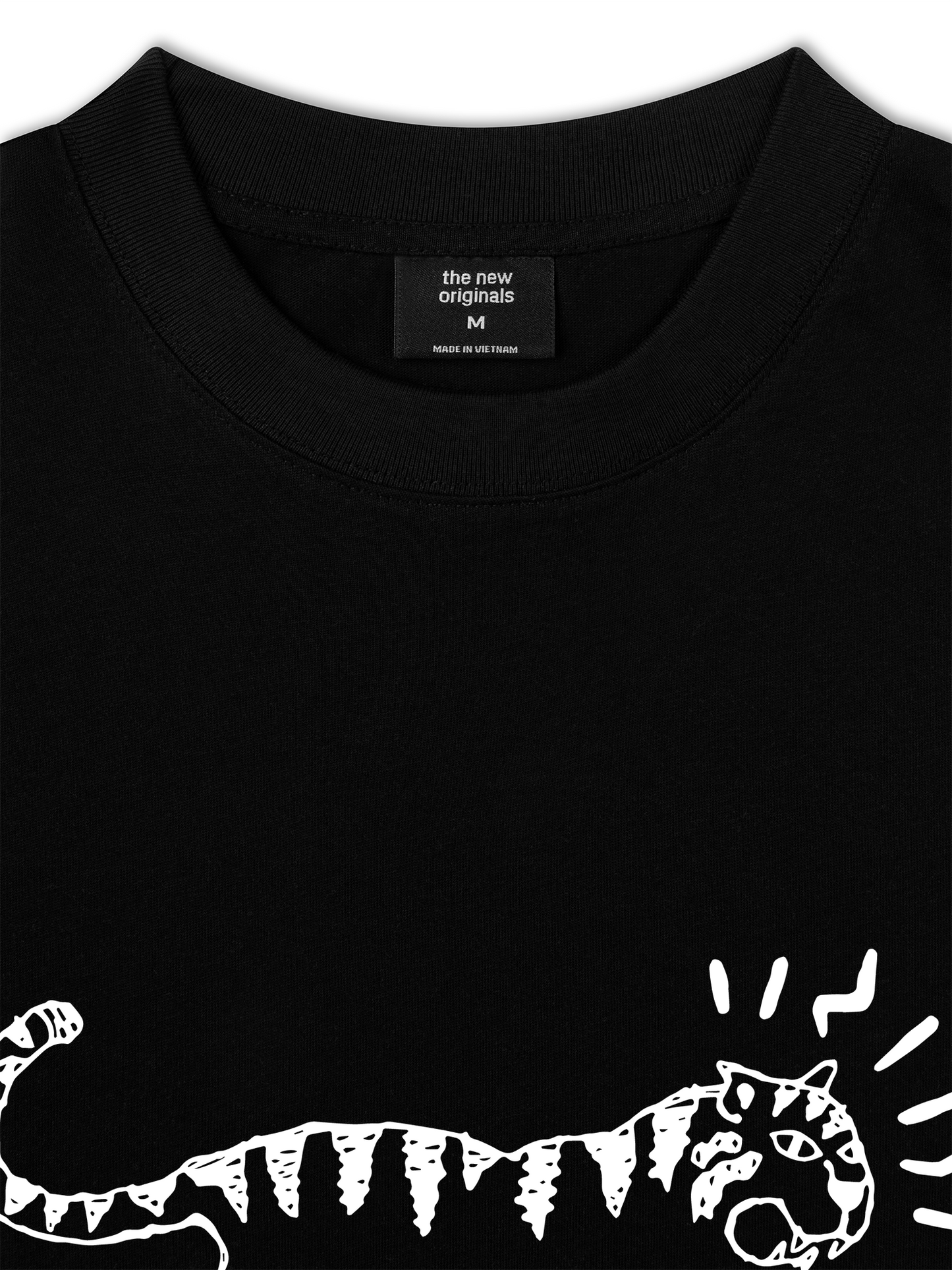 Áo Thun Relaxed Fit Tiger Sketch