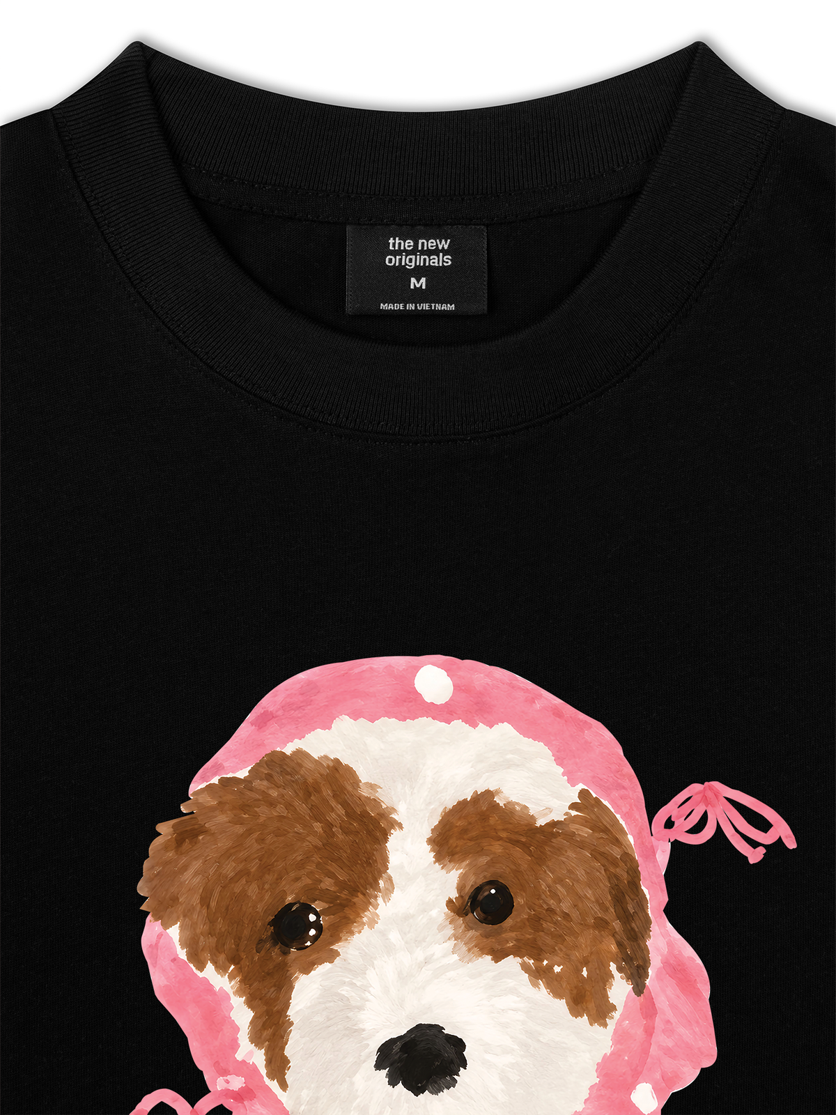 Áo Thun Relaxed Fit Pink Dots Puppy