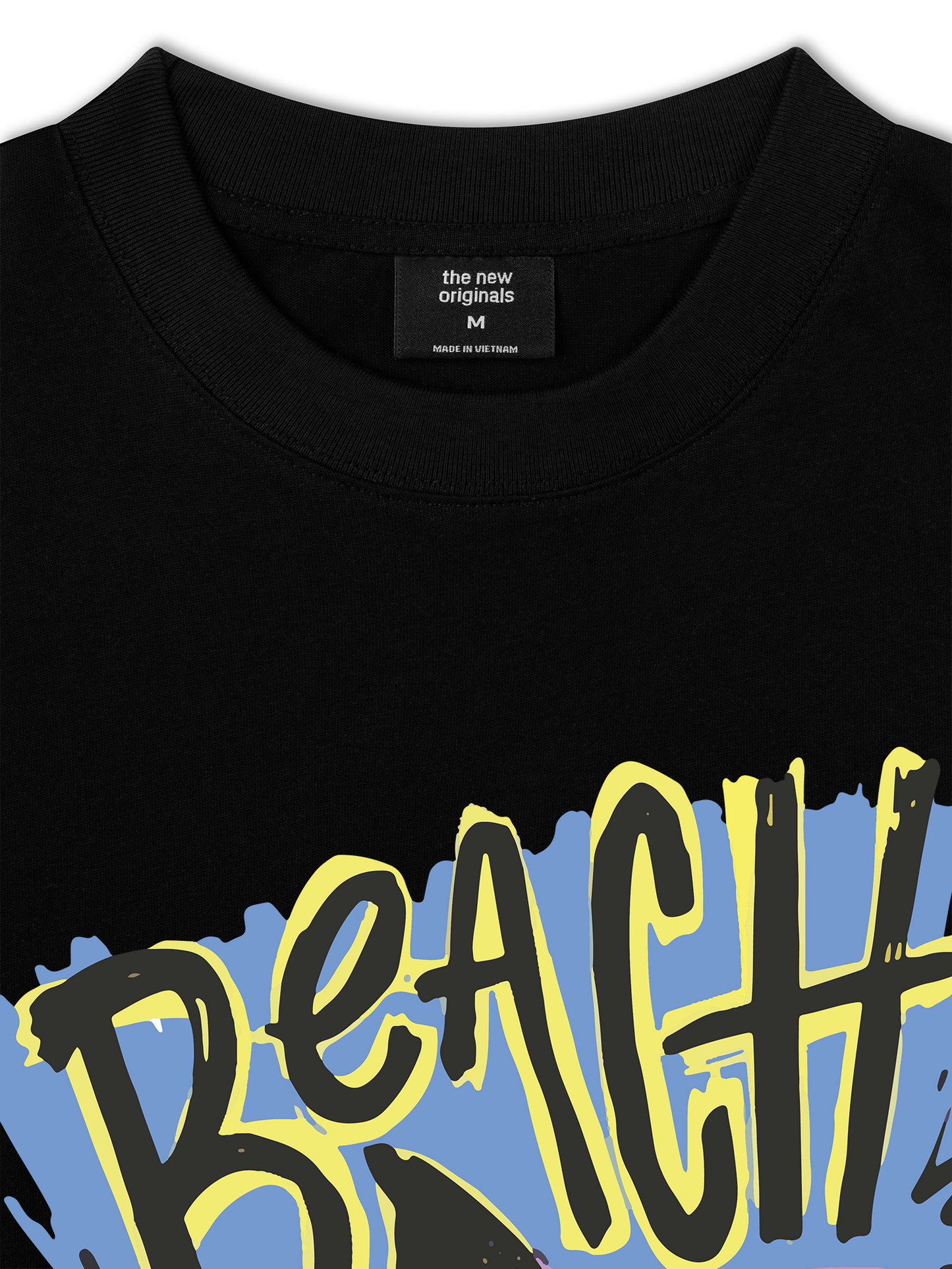 Áo Thun Relaxed Fit Ocean Beach Vibes Shark