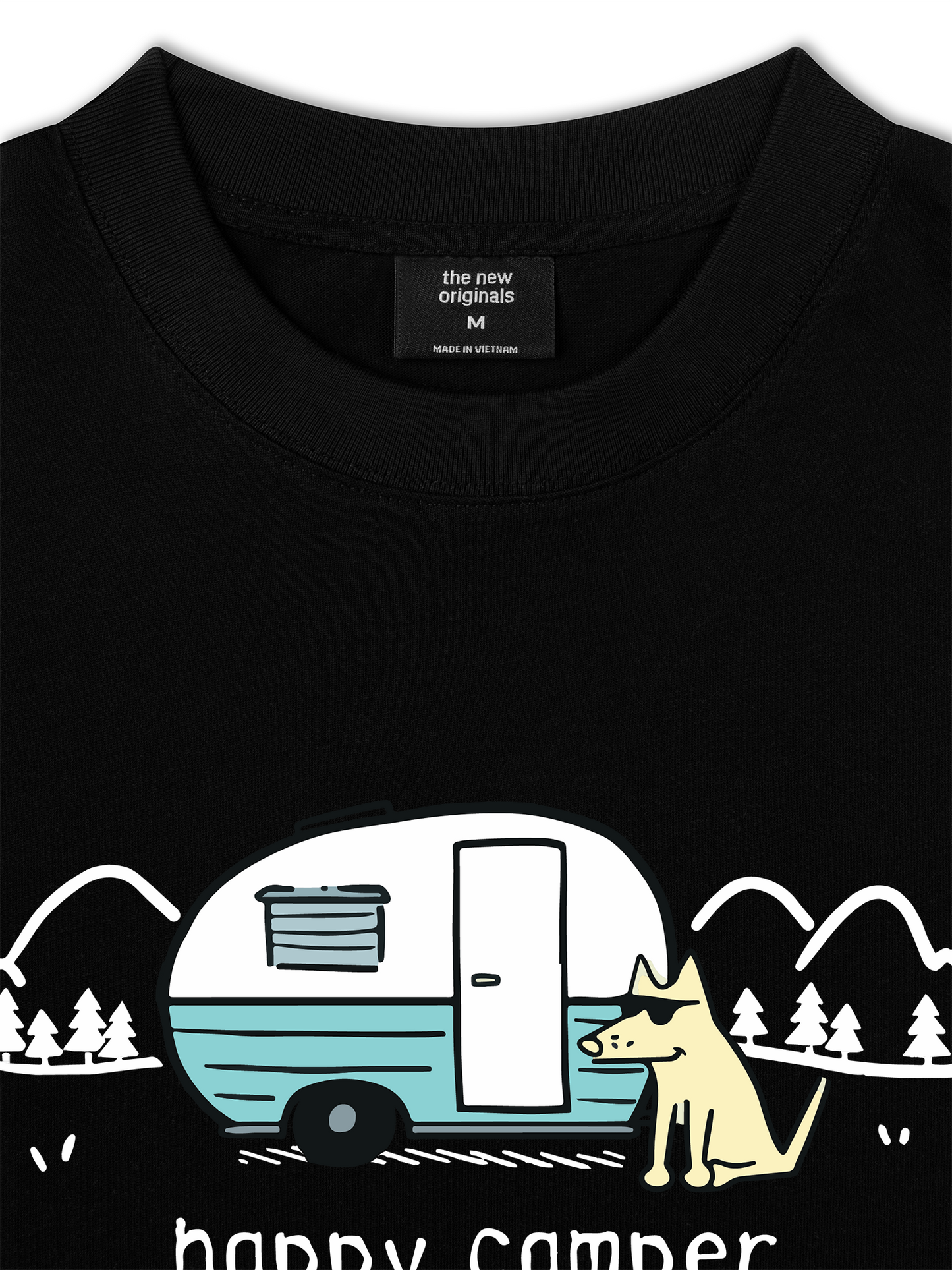 Áo Thun Relaxed Fit Go Outside Happy Camper