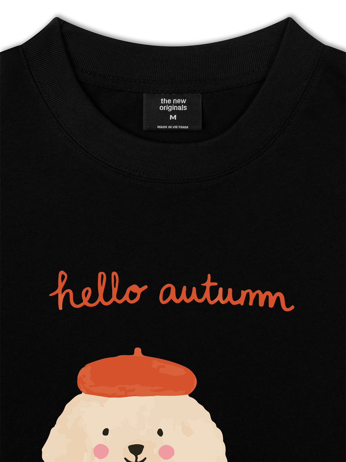 Áo Thun Relaxed Fit Hello Autumn Puppy