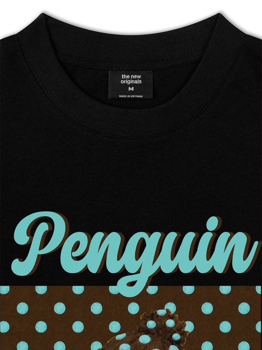 Áo Thun Relaxed Fit Animal Mood Cozy Penguin