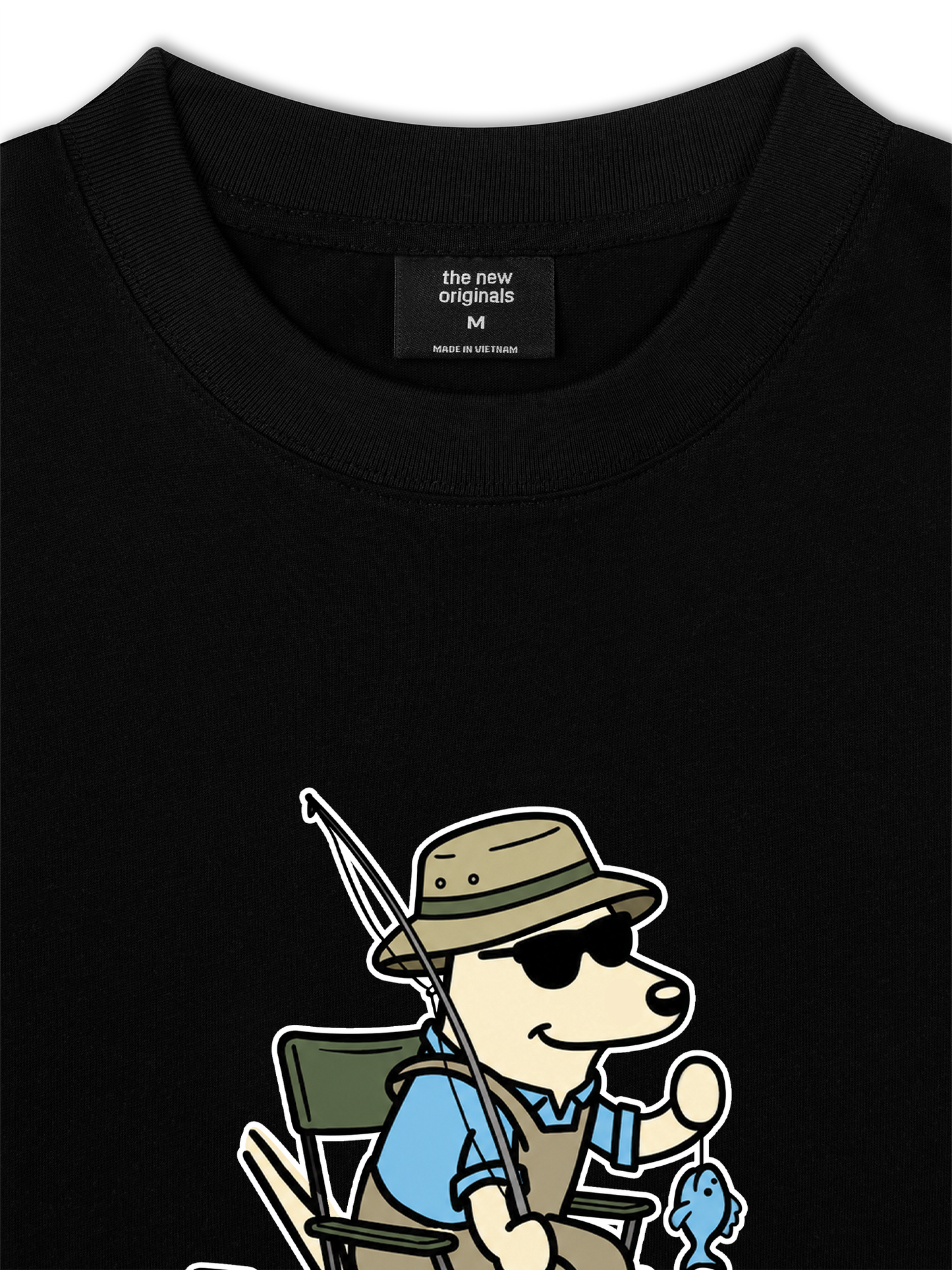 Áo Thun Relaxed Fit Đam Mê Câu Cá
