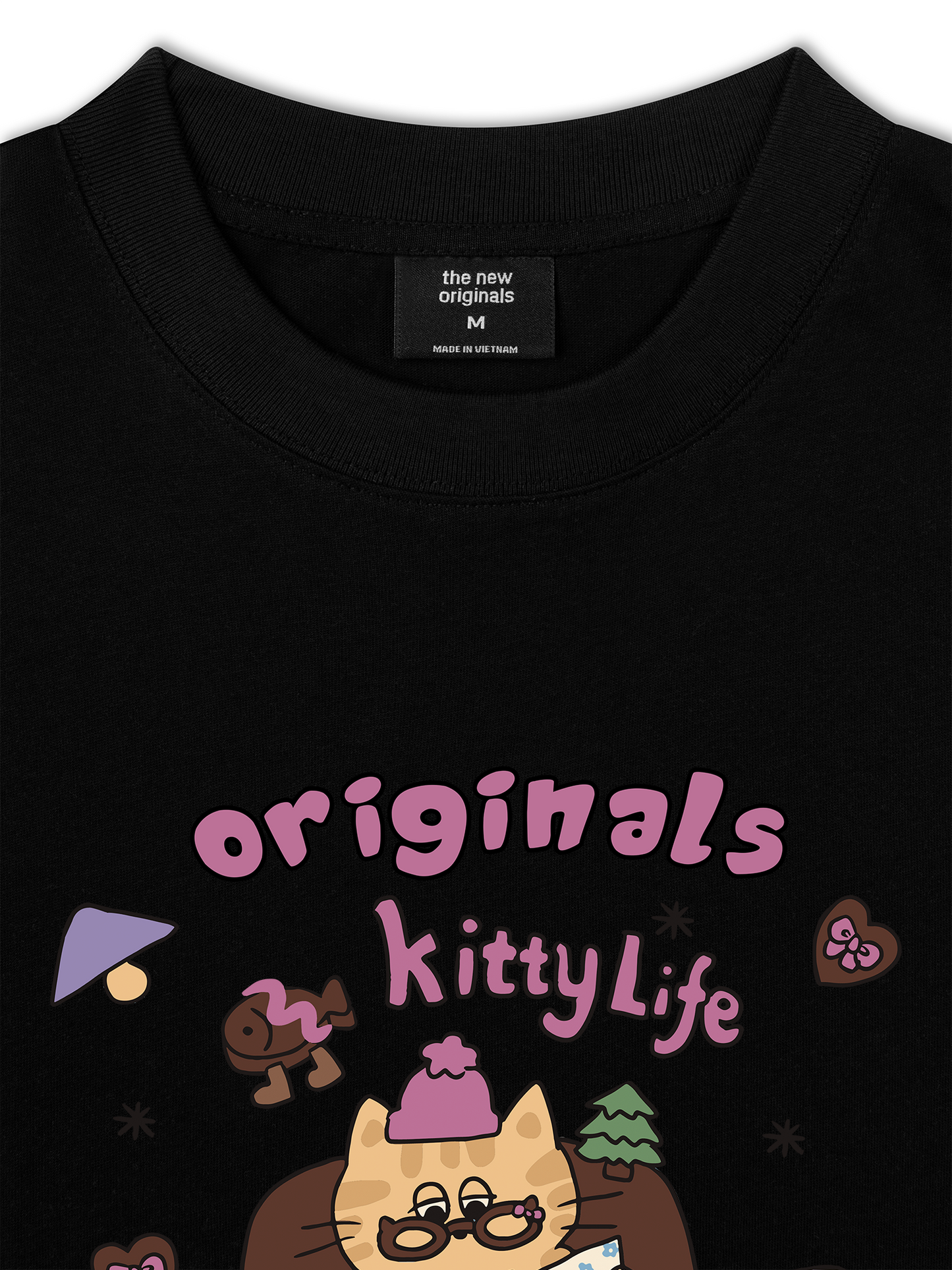Áo Thun Relaxed Fit Kitty Life