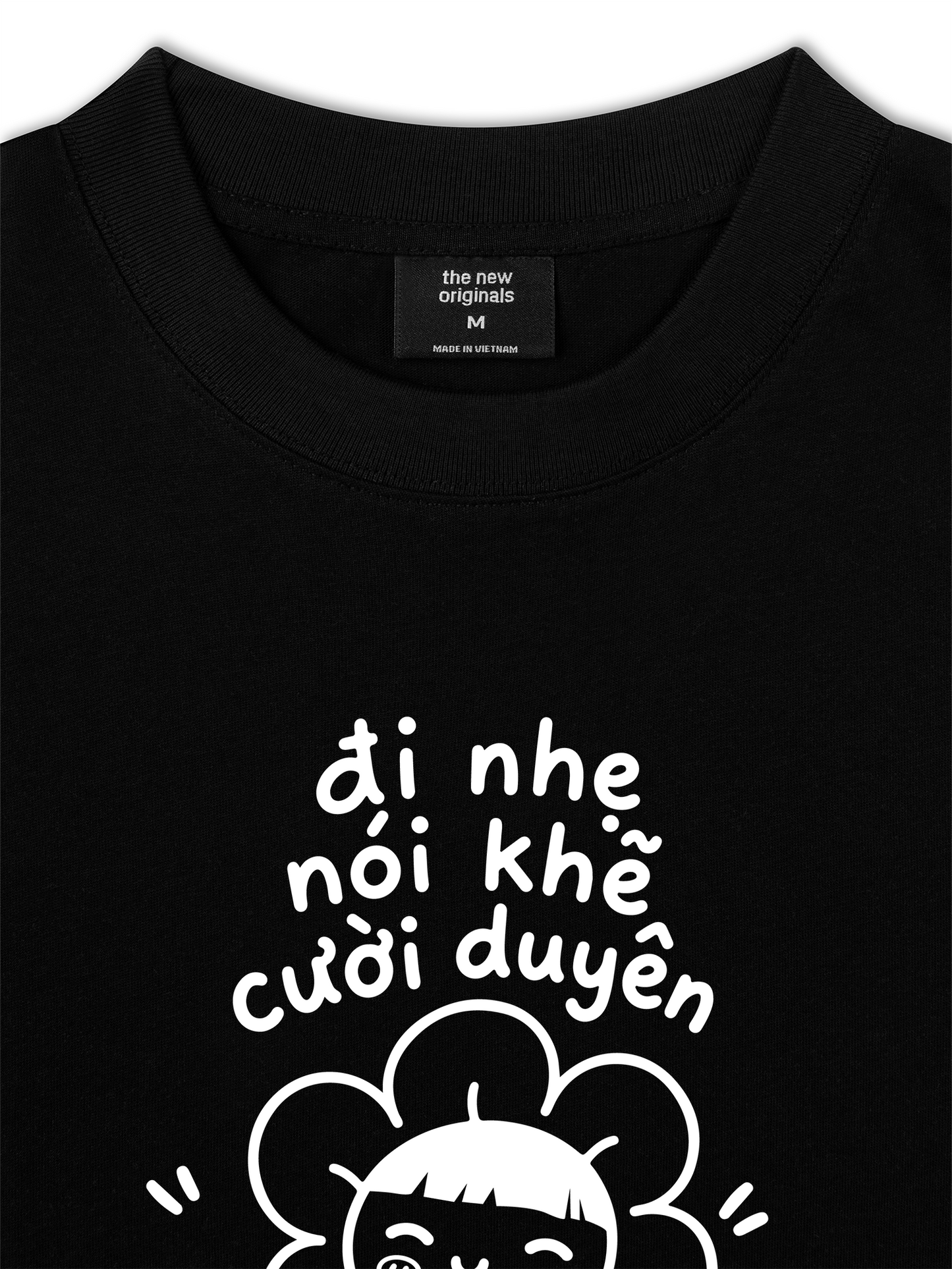Áo Thun Relaxed Fit Đi Nhẹ Nói Khẽ Cười Duyên