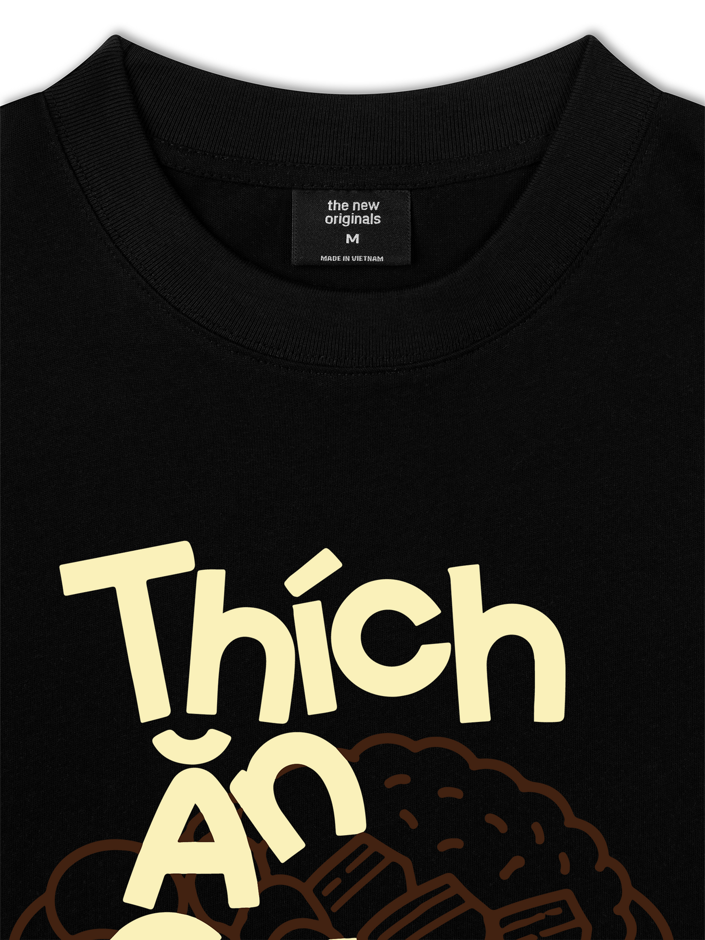 Áo Thun Relaxed Fit Thích Ăn Cơm Nhà