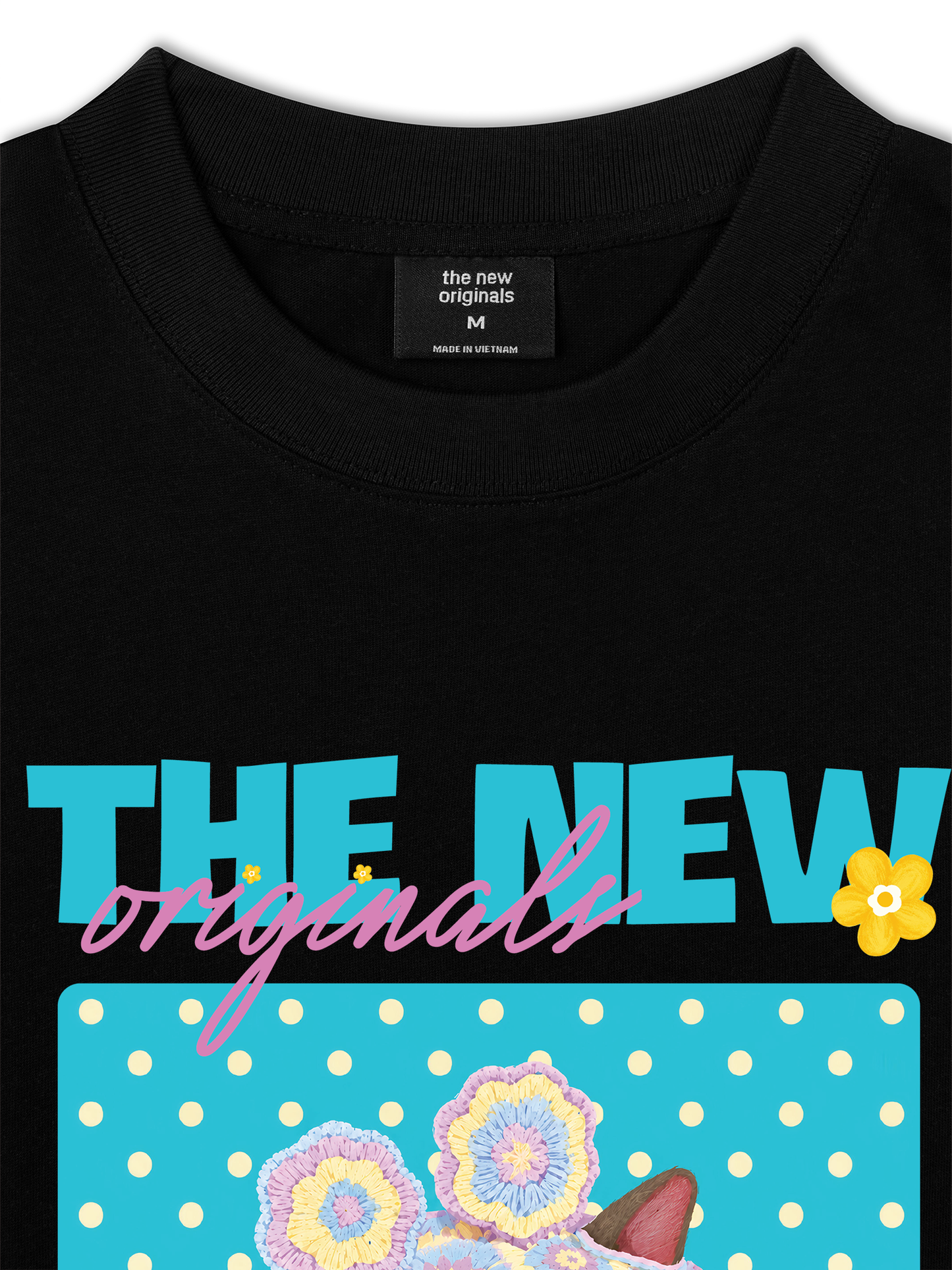 Áo Thun Relaxed Fit Little Mischief Meow