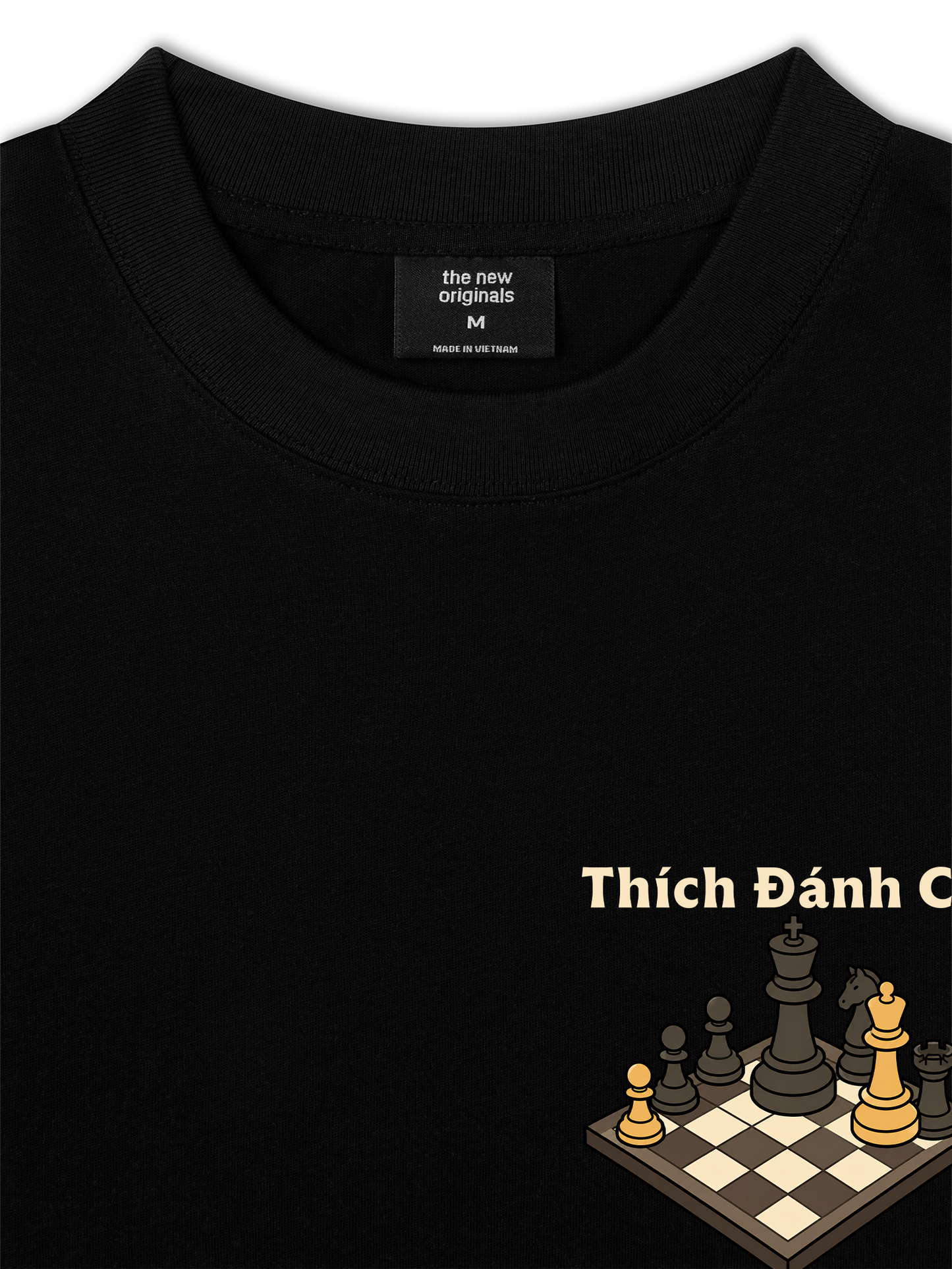 Áo Thun Relaxed Fit Thích Đánh Cờ