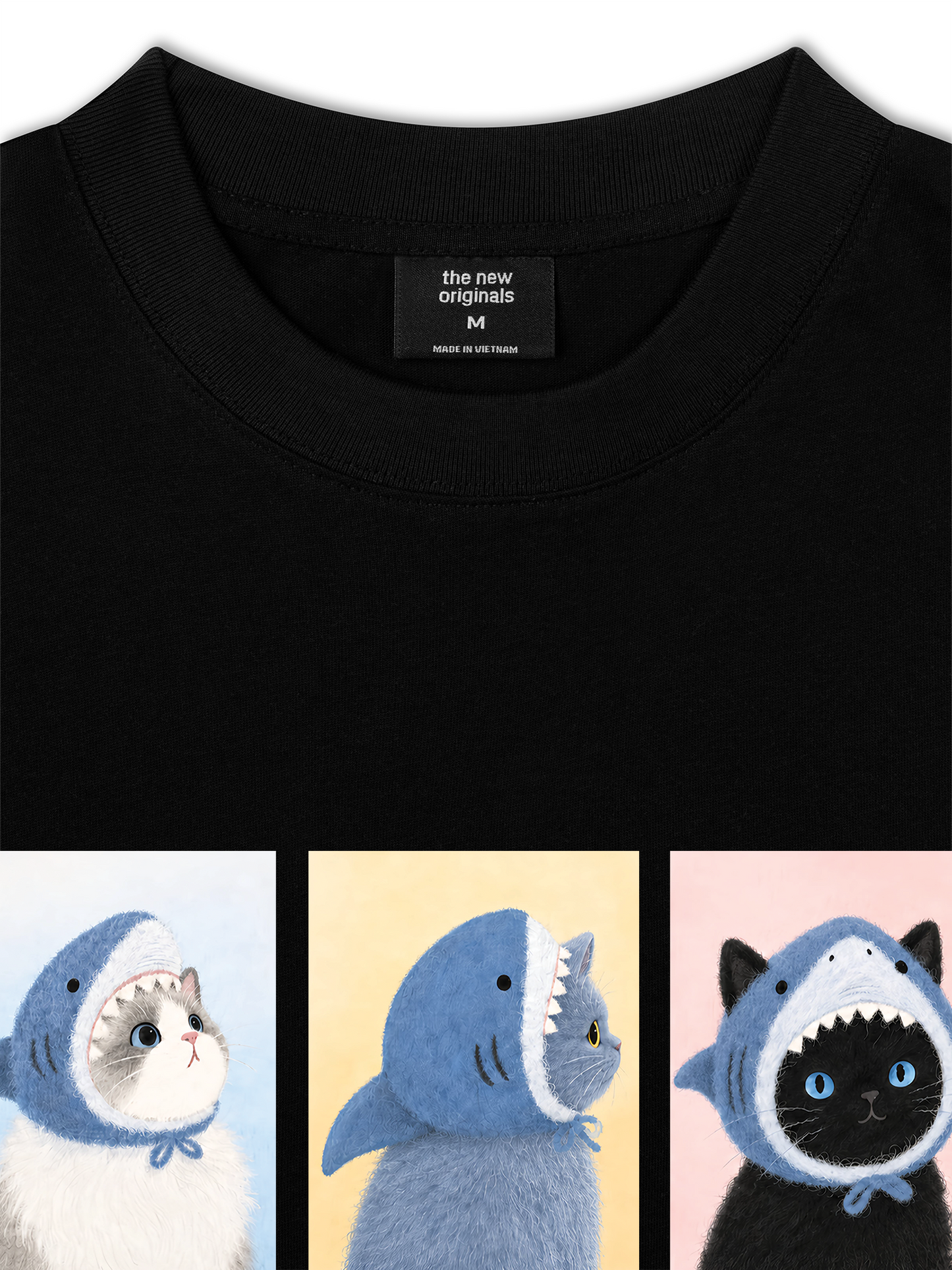 Áo Thun Relaxed Fit Shark Kitty
