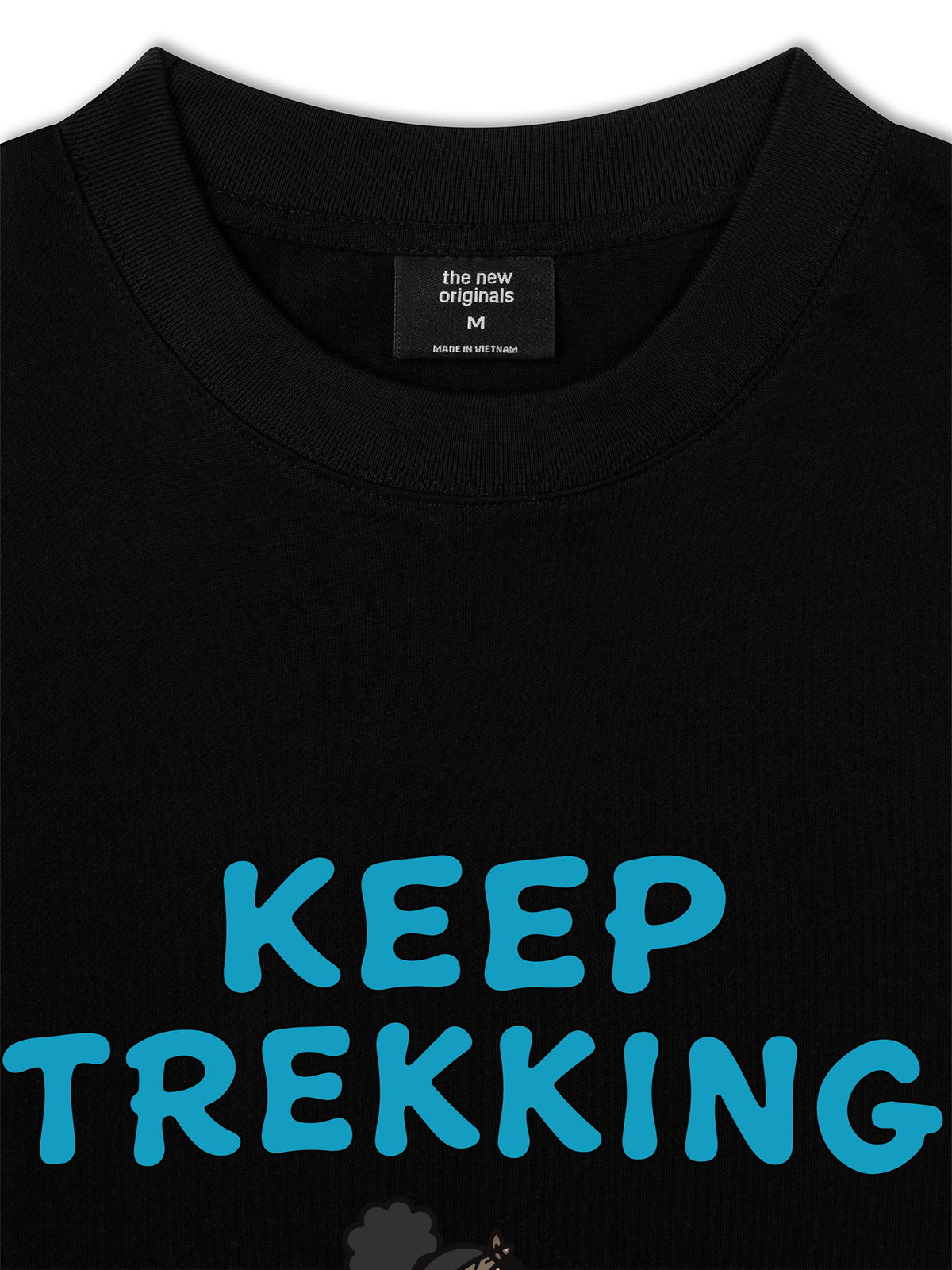 Áo Thun Relaxed Fit Keep Trekking For Girl