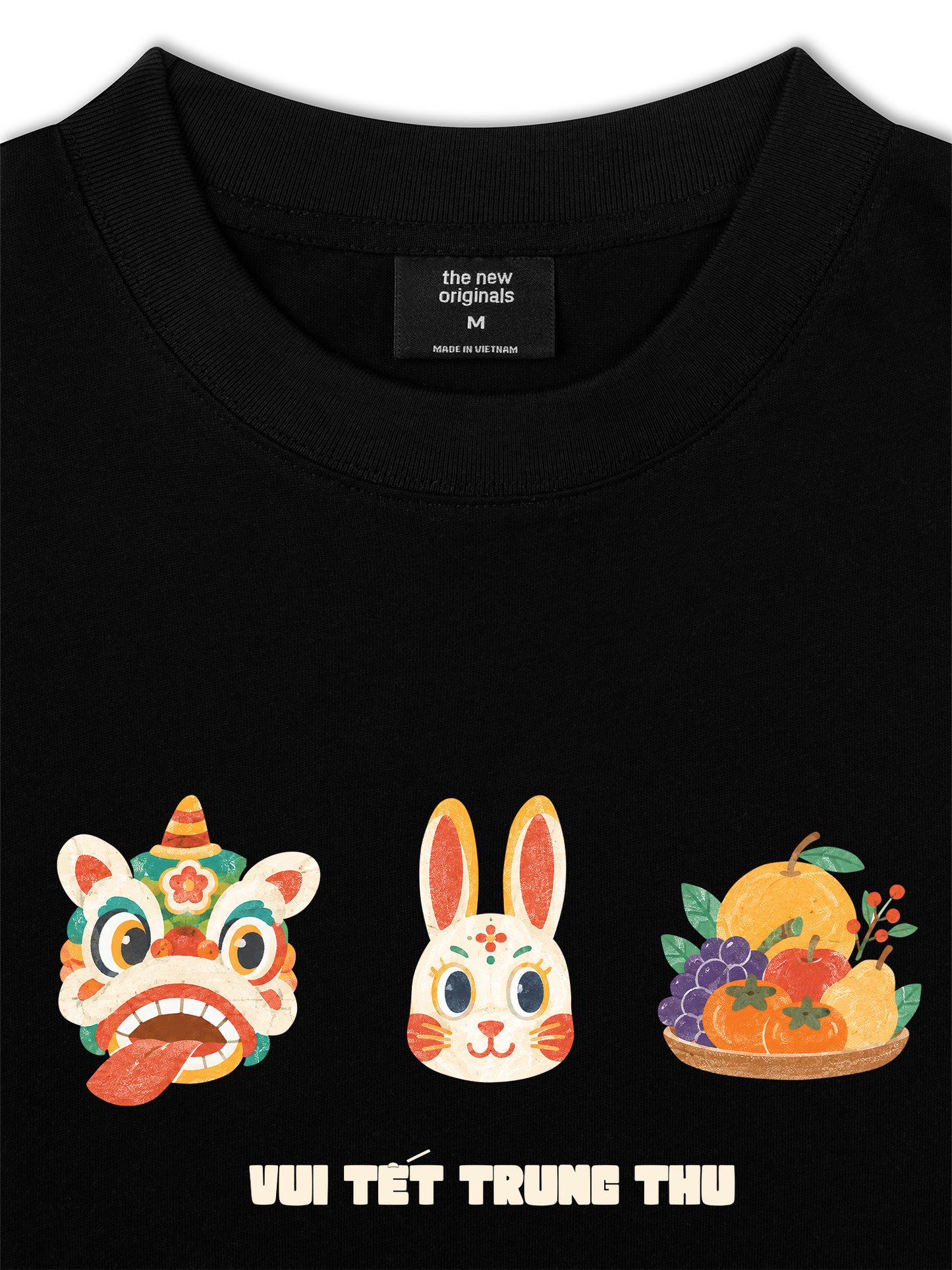 Áo Thun Relaxed Fit Vui Tết Trung Thu