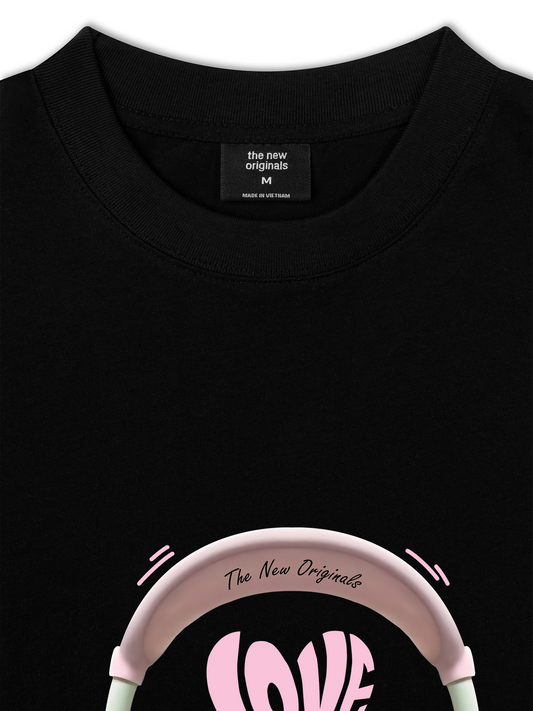 Áo Thun Relaxed Fit Summer Vibes Peach Love