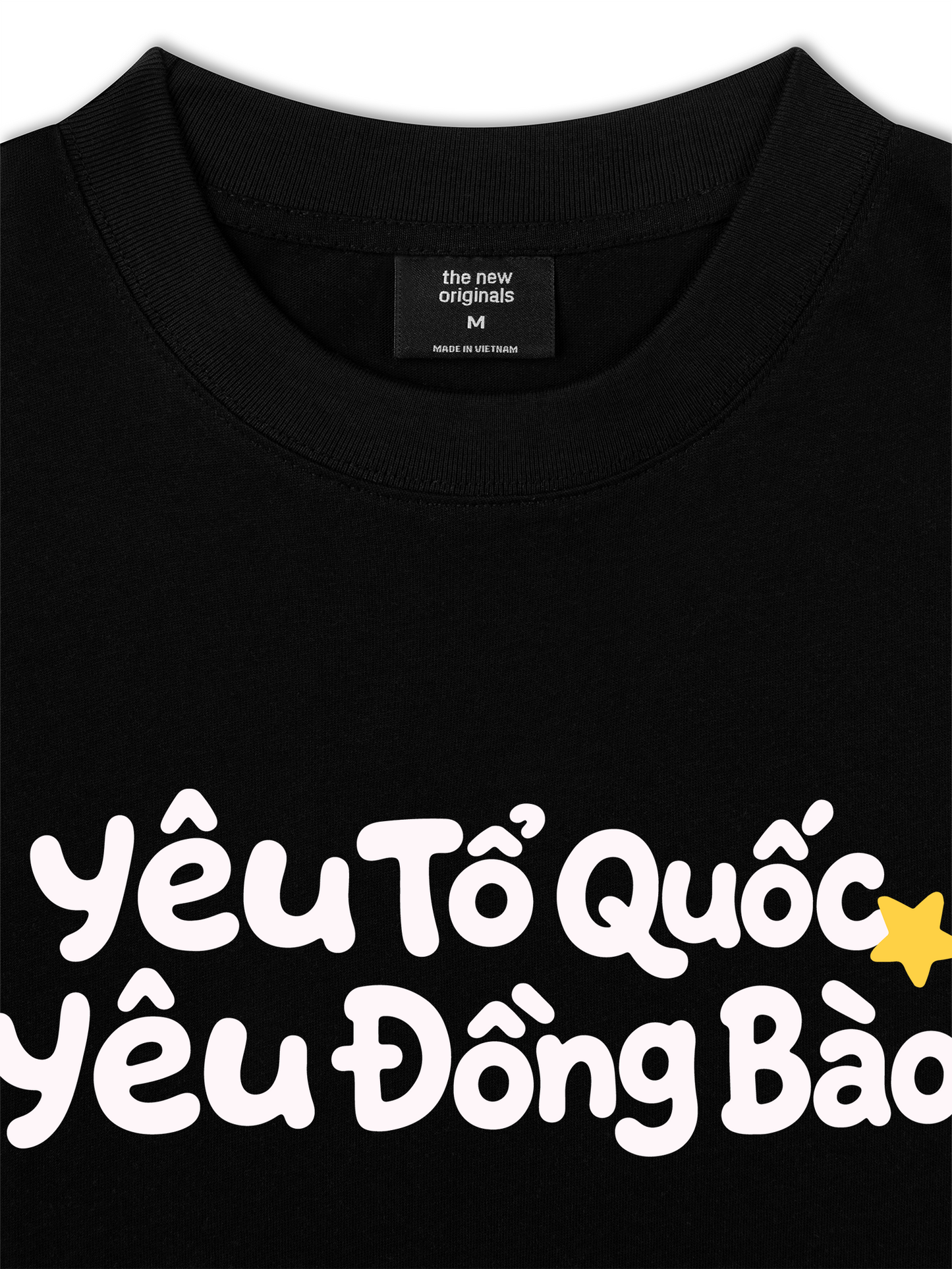 Áo Thun Relaxed Fit Yêu Tổ Quốc, Yêu Đồng Bào