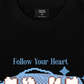 Áo Thun Relaxed Fit Pixel Universe Follow Your Heart