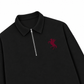 Áo Sweater Polo Nỉ Hai Da Burgundy Horse