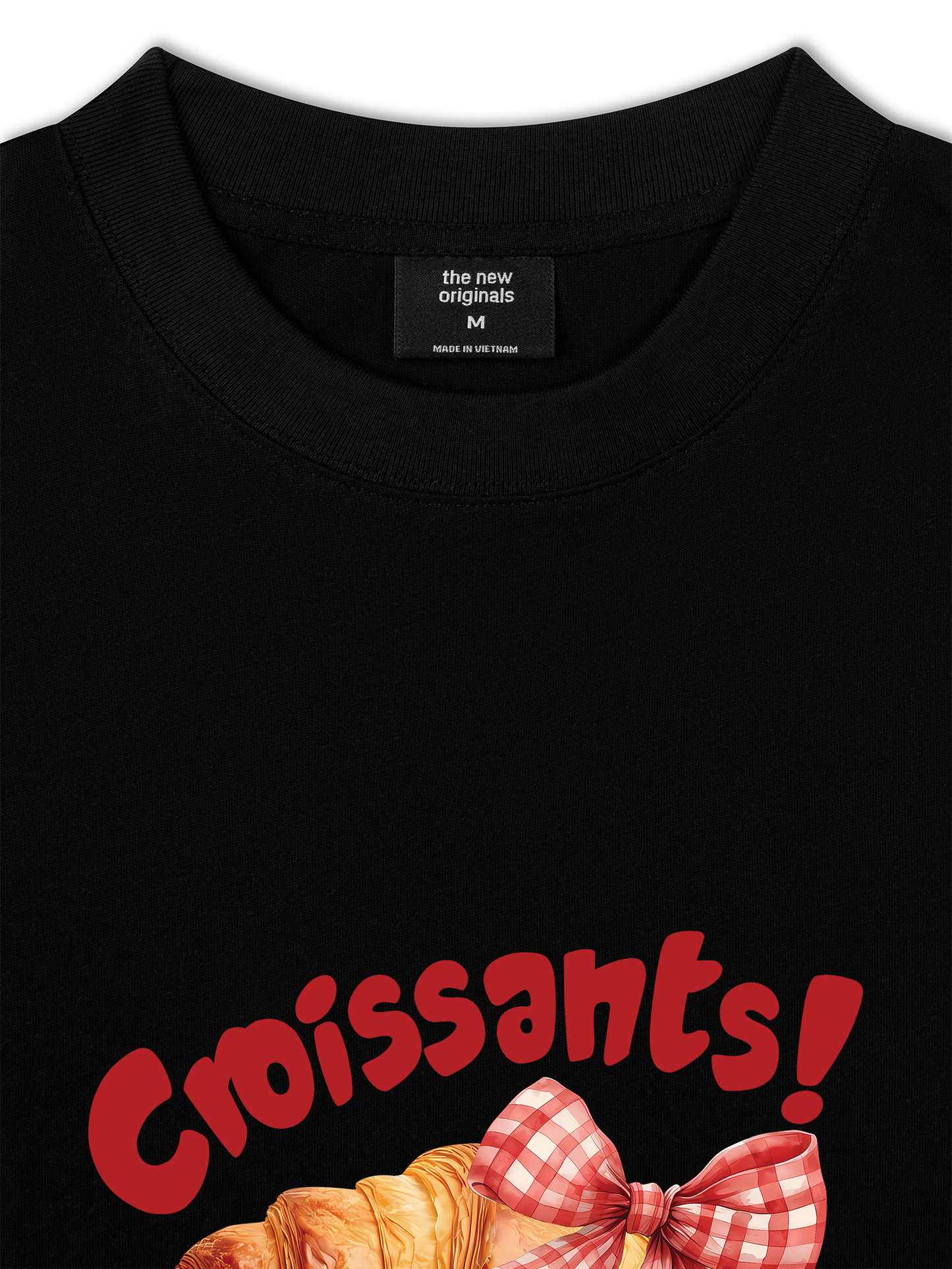 Áo Thun Relaxed Fit Sweet Pastry Red Bơ Croissant