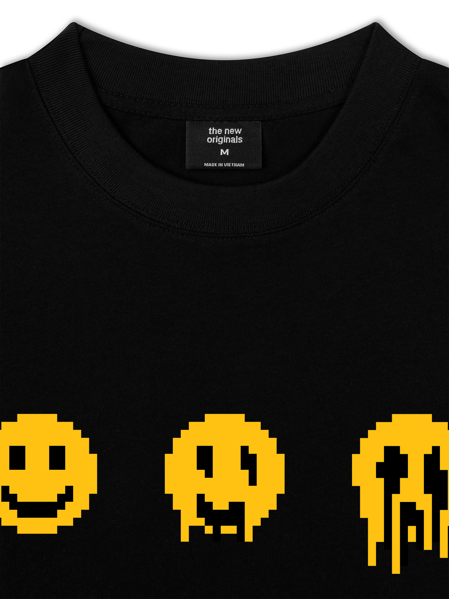 Áo Thun Relaxed Fit Pixel Universe Melted Face