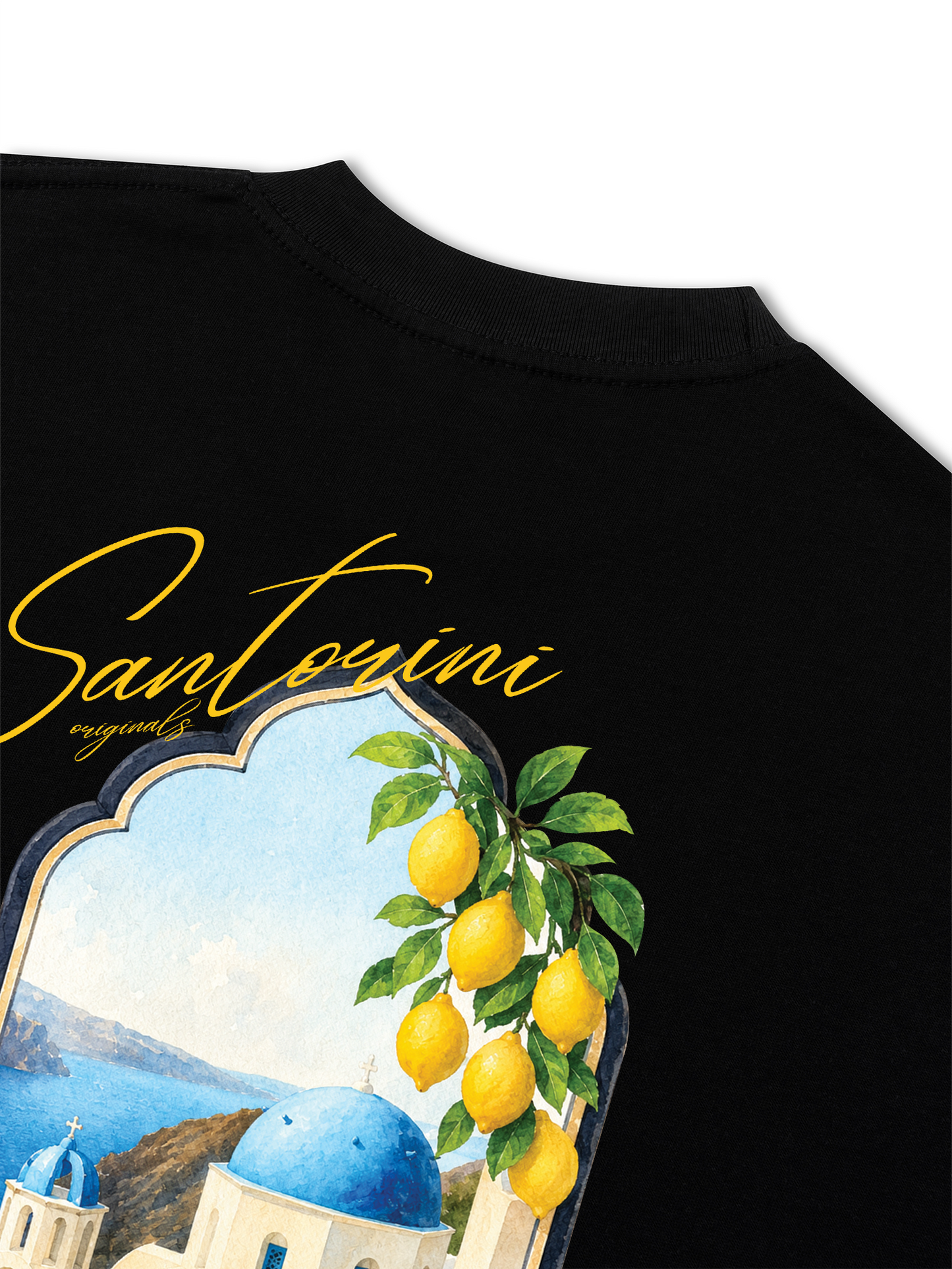 Áo Thun Relaxed Fit Santorini Lemon