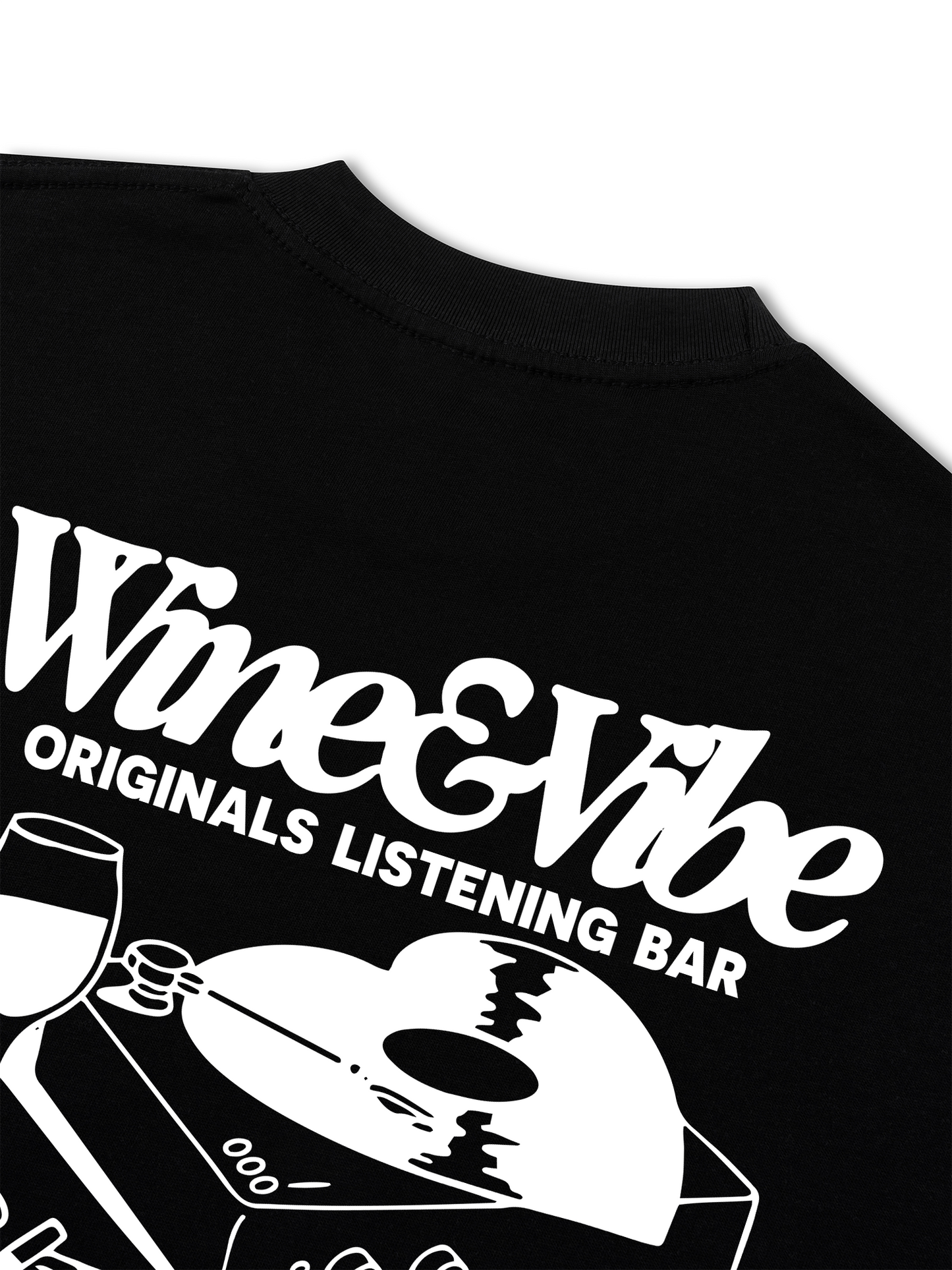 Áo Thun Relaxed Fit Wine & Vibe