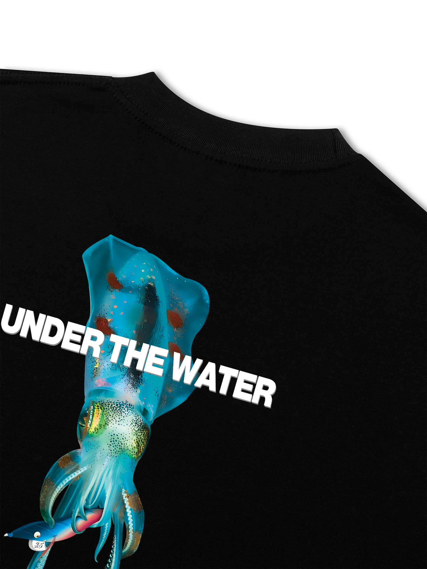Áo Thun Relaxed Fit Ocean Under The Water Squid Ocean IRIE FISHING CLUB