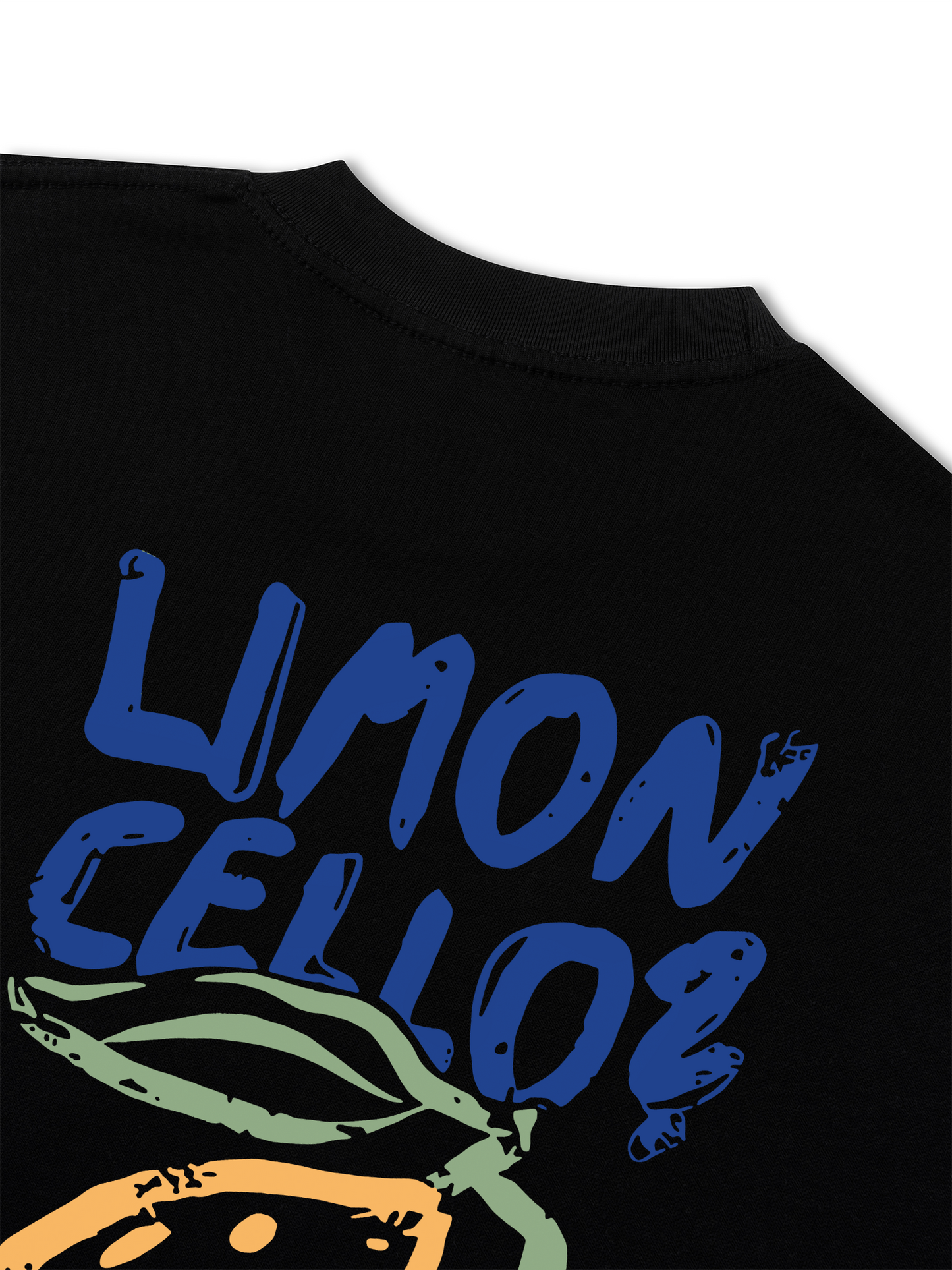Áo Thun Relaxed Fit Blue And Yellow Limon Cello