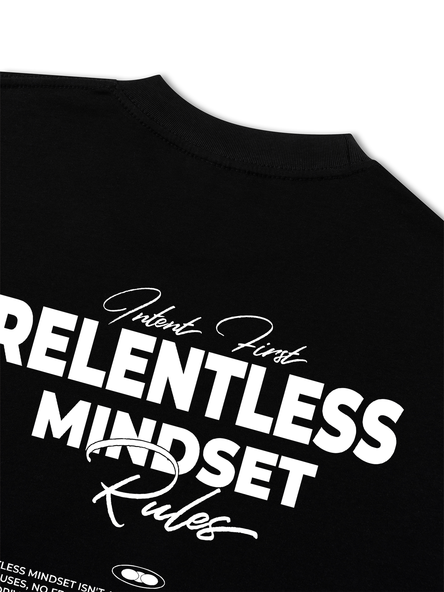 Áo Thun Relaxed Fit Success Story Intent First Relentless Mindset Rules