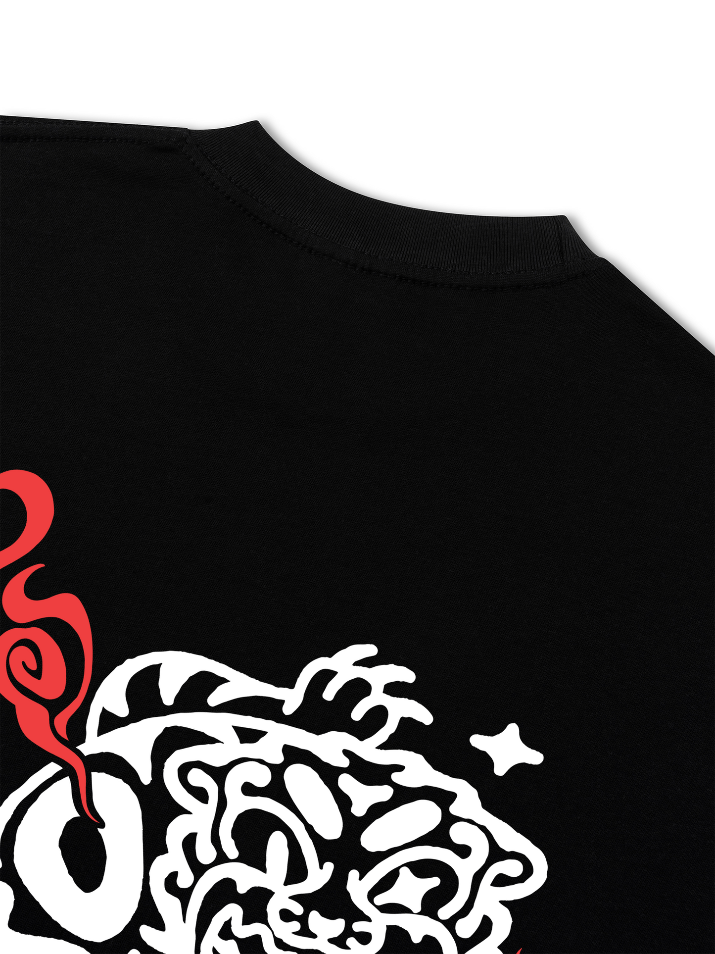 Áo Thun Relaxed Fit Japan Spirit Fire Tiger