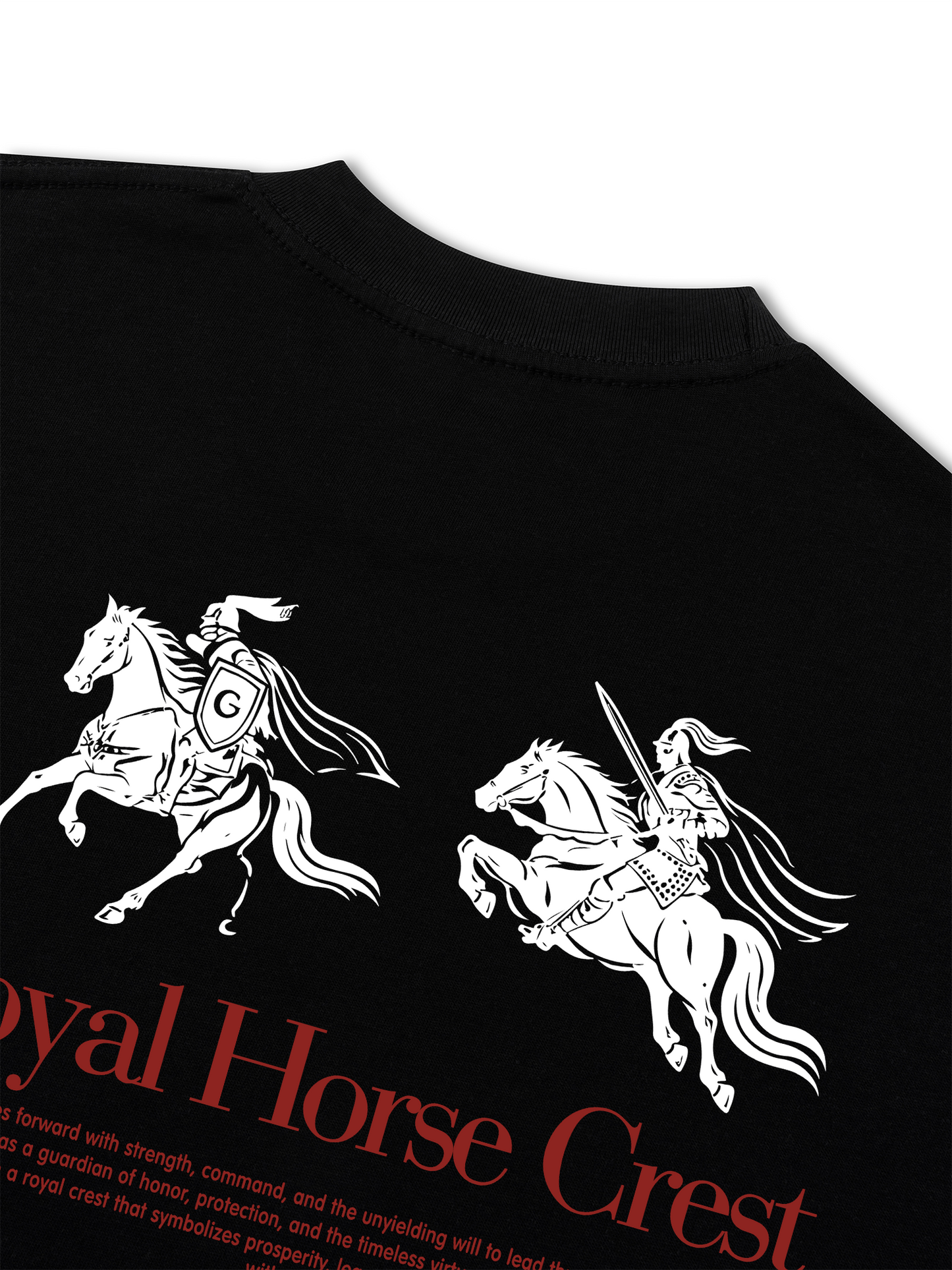 Áo Thun Relaxed Fit Royal Horse Crest
