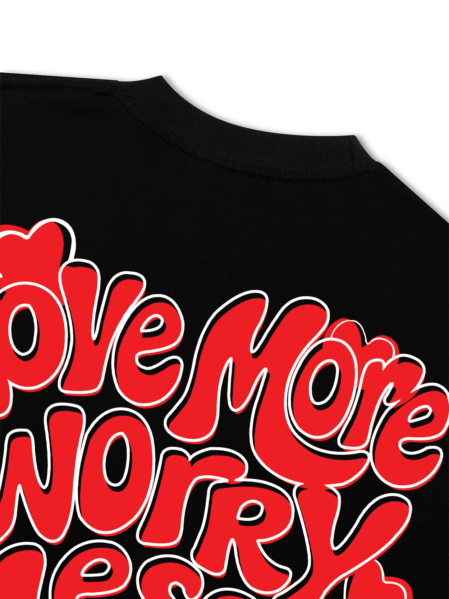 Áo Thun Relaxed Fit Love More Worry Less
